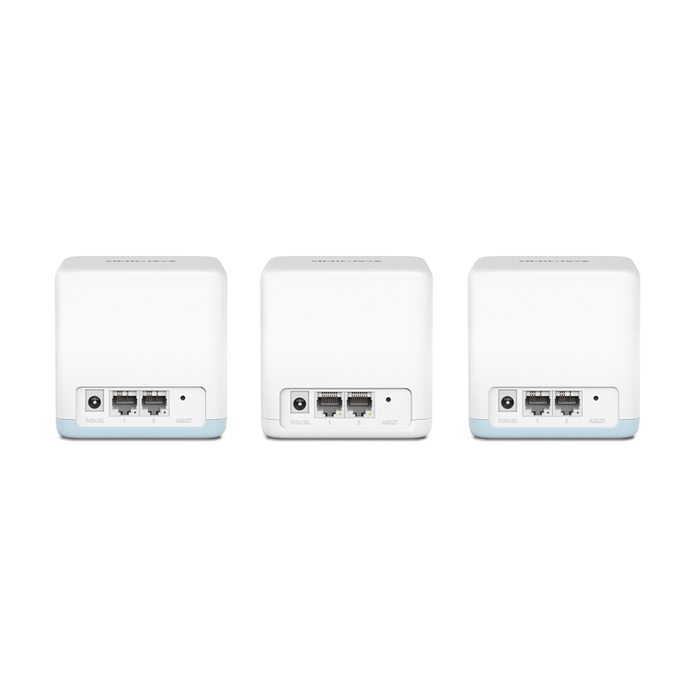 TP-Link WLAN-Router »Mercusys Halo H1200G AC1200 Whole Home Mesh-System Wi-Fi 3er Pack«, (Set, 3x H1200G)