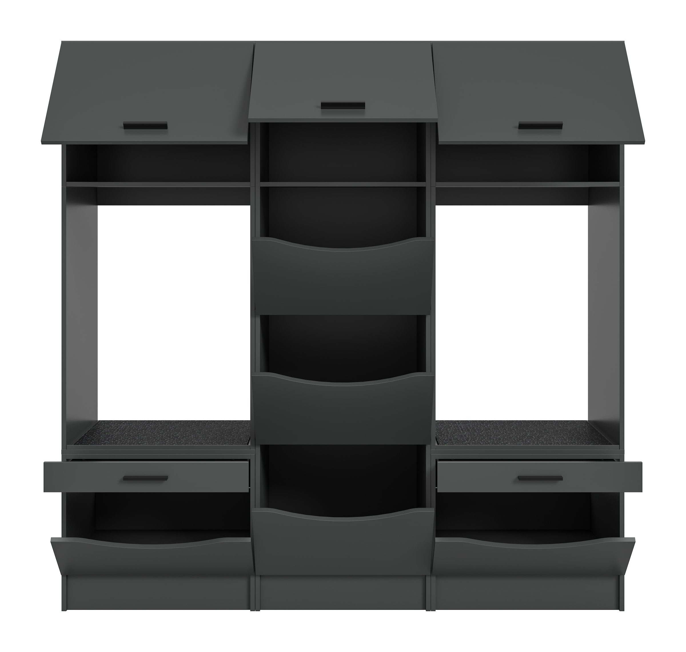 welltime Badmöbel-Set »FALAS, TOPSELLER!, 3-teilig, Hauswirtschaftsraum Set, Breite 192 cm« 2x Waschmaschinenumbau- & 1x Wäscheschrank, 