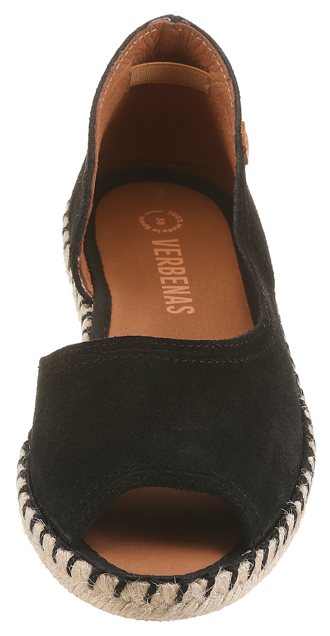 VERBENAS Espadrille »CRUZ SERRAJE«  Sommerschuh, Flat, Slipper, Ballerina in asymmetrischem Look