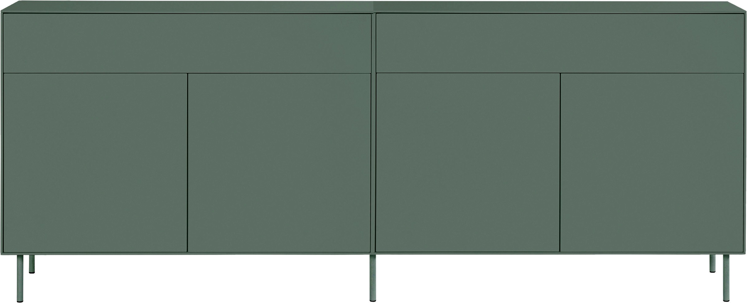 LeGer Home by Lena Gercke Sideboard »Essentials«, (2 St.), Breite: 224cm, MDF lackiert, Push-to-open-Funktion