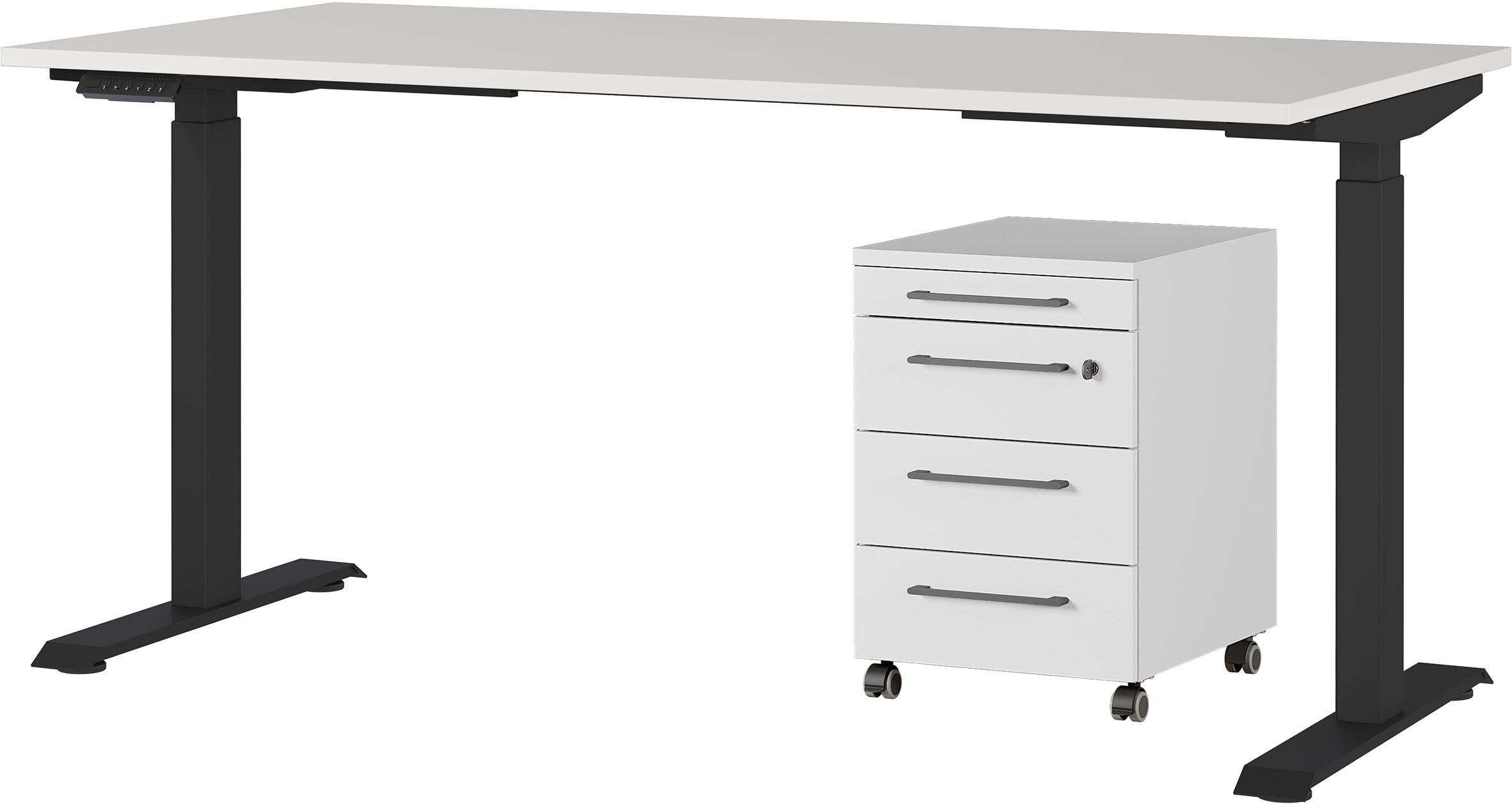 GERMANIA Büromöbel-Set »Agenda« Set bestehend aus höhenverstellbarem Schrei günstig online kaufen