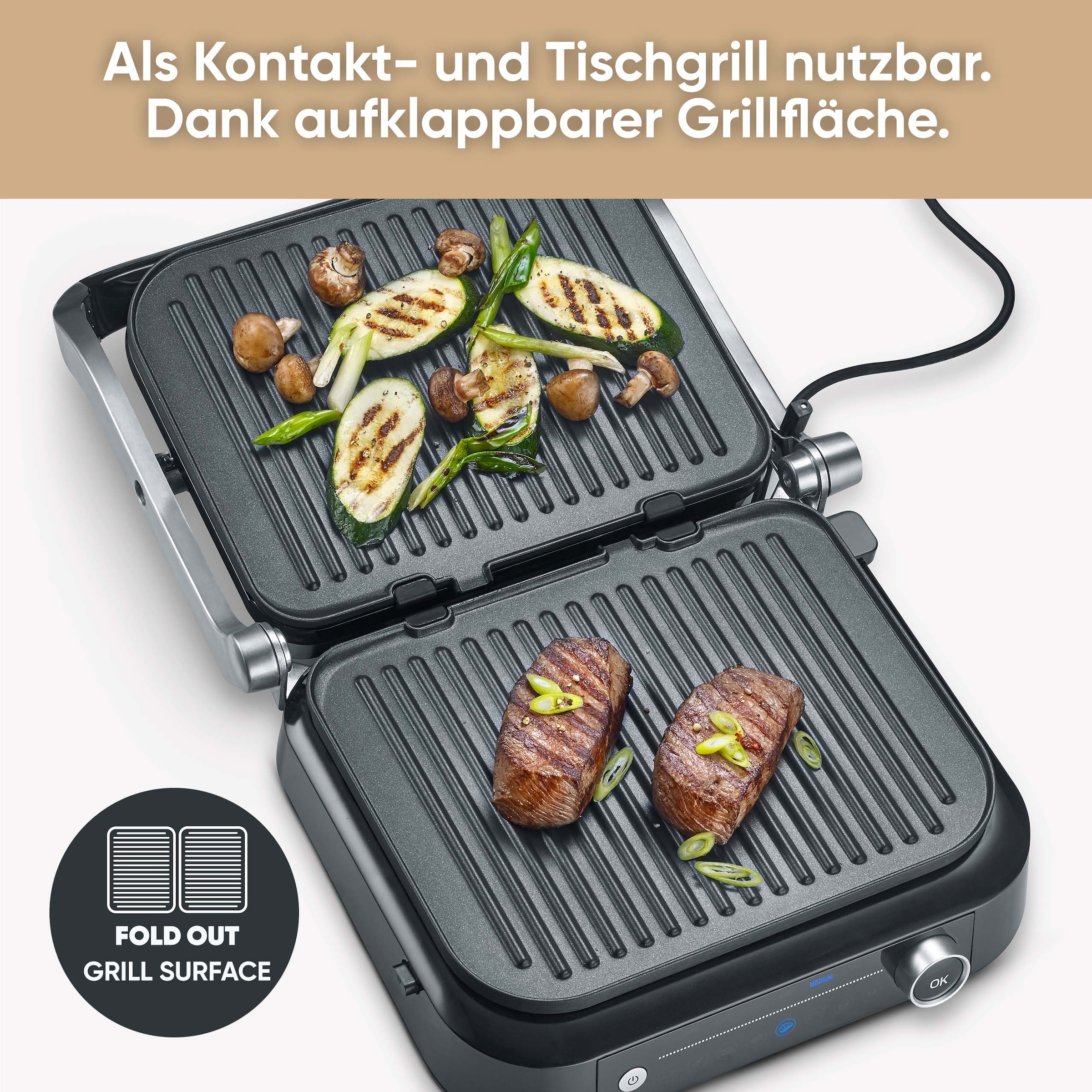 Severin Kontaktgrill »KG 2395« 1800 W
