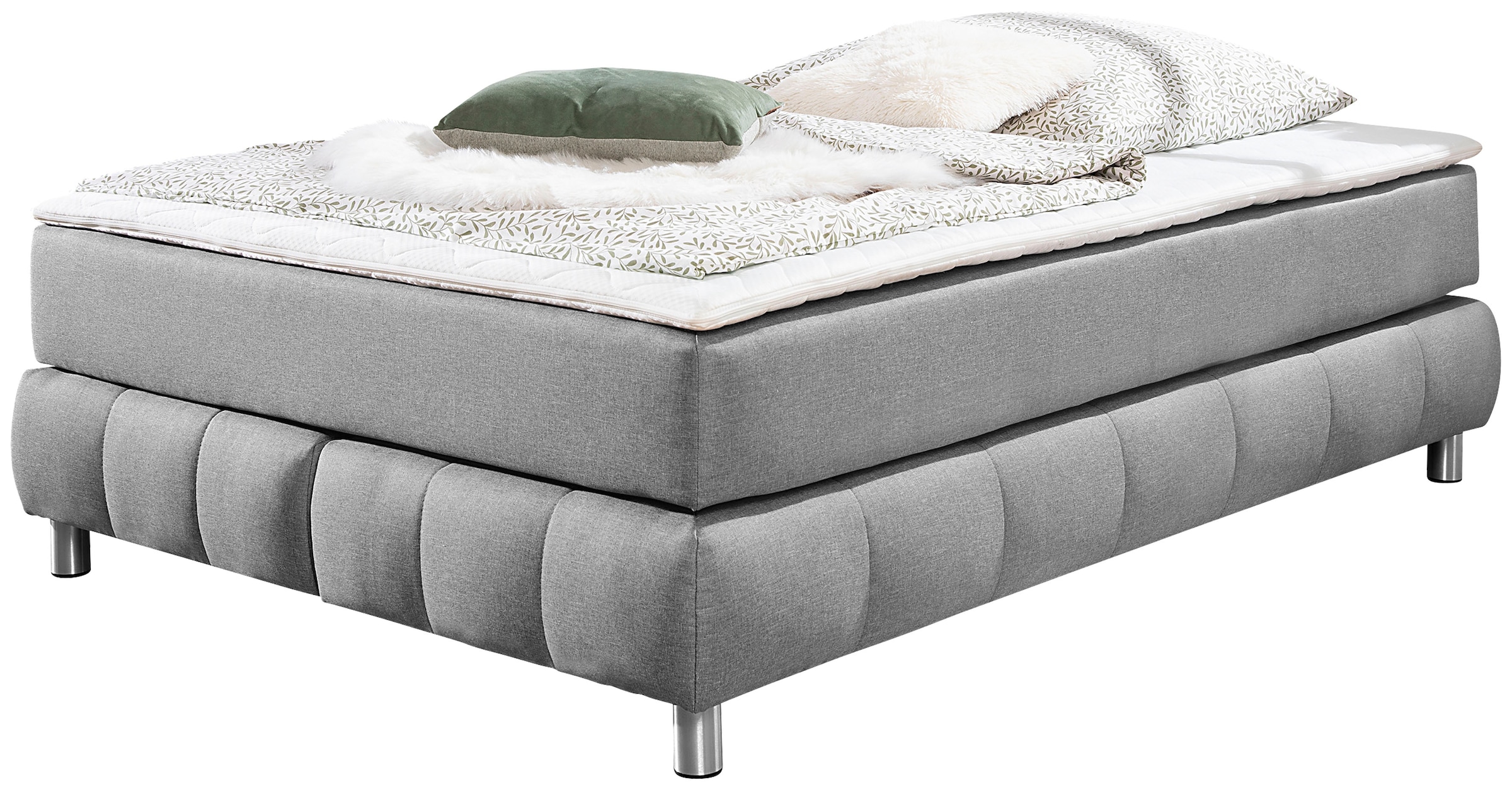 Home affaire Boxspringbett »Salo« Ohne Kopfteil, inkl. Topper, auch in Über günstig online kaufen