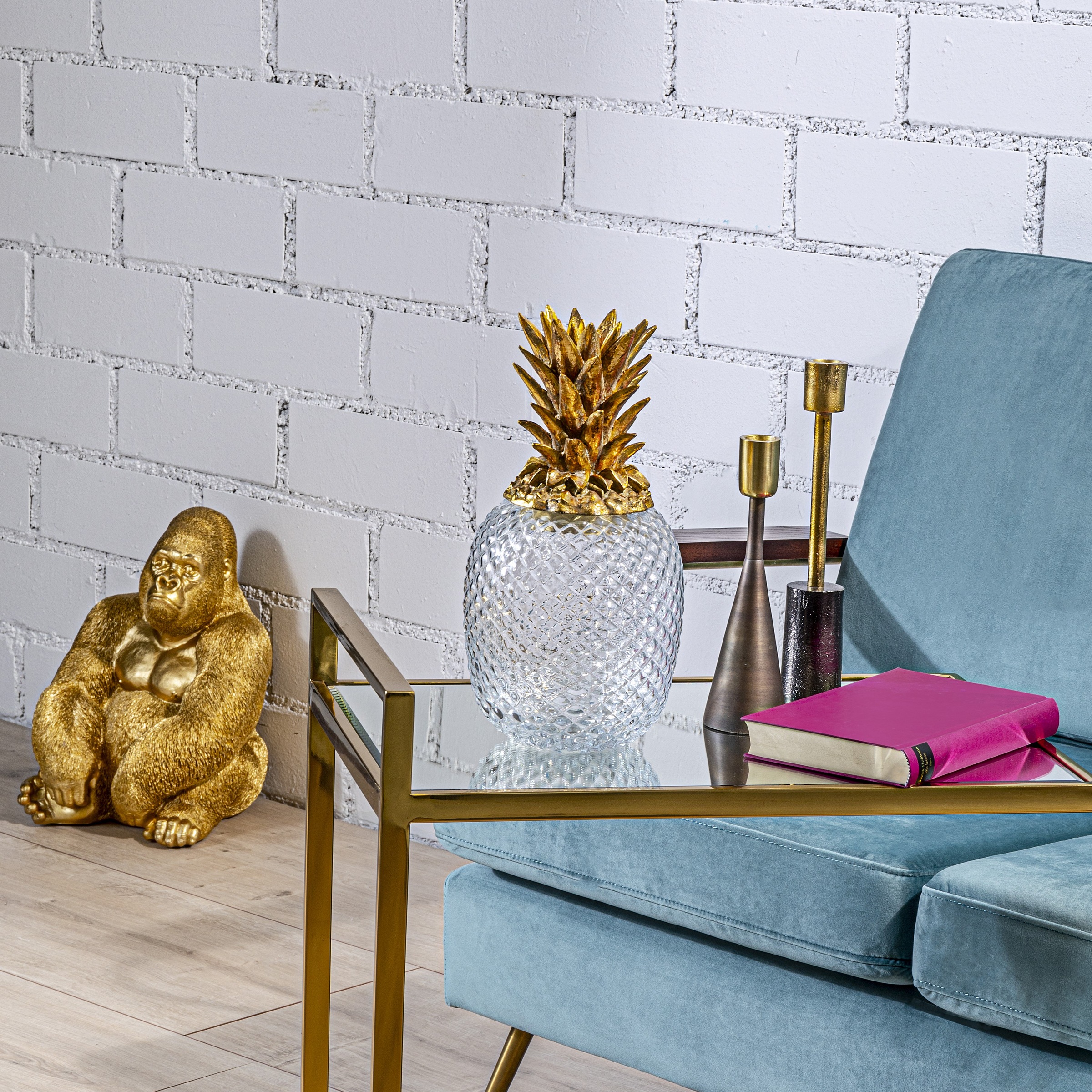 Kare Design Aufbewahrungsbox »Deko Dose Pineapple Visible« günstig online kaufen