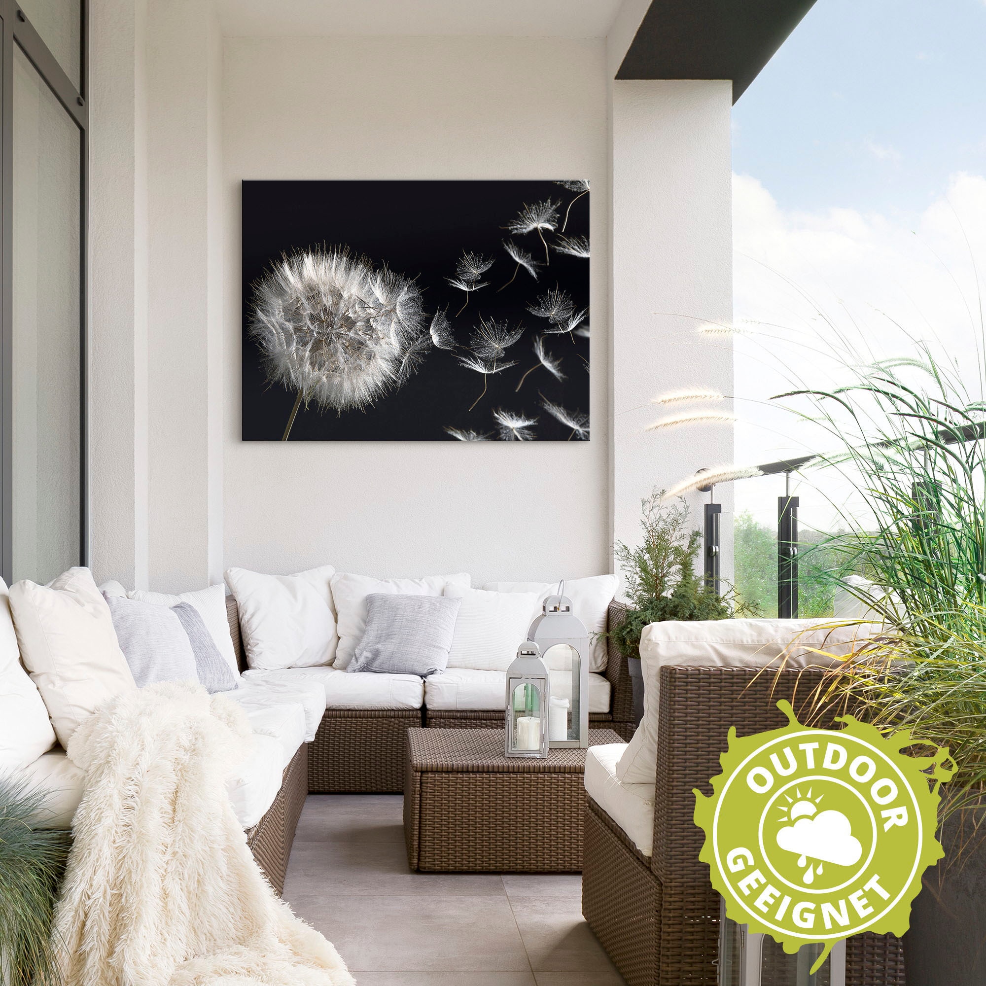 Artland Wandbild »Pusteblume«, Blumenbilder, (1 St.), als Alubild, Outdoorbild, Leinwandbild, Poster, Wandaufkleber