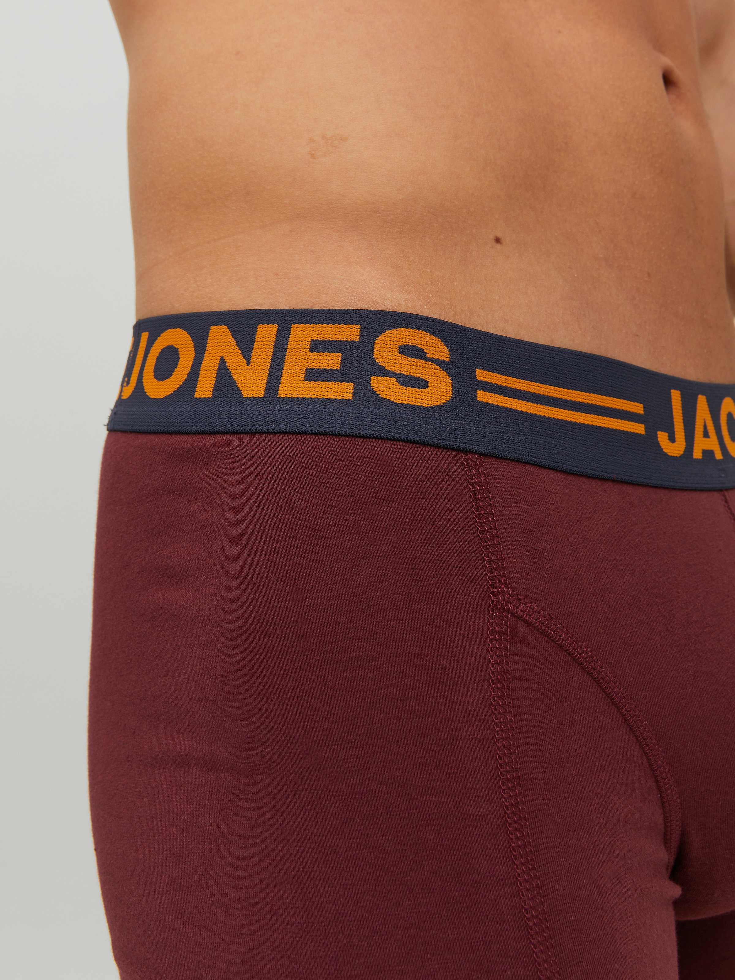 Jack & Jones Boxer »JAC Lichfield Trunks« Packung, 3 Stk. mit kontrastfarbigem Bund