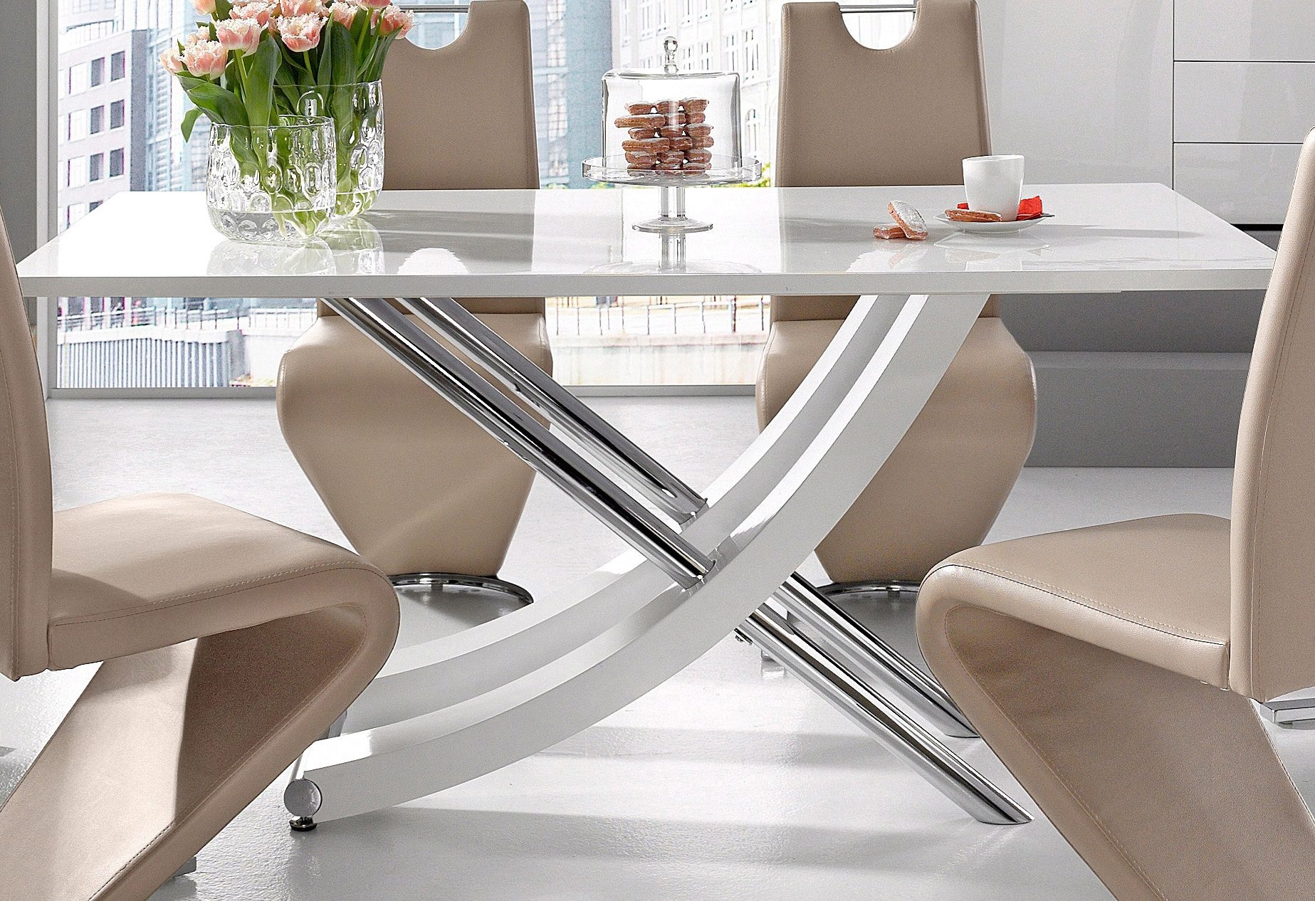 INOSIGN Esstisch »Kaleo, TOPSELLER!«, (Tisch, Esstisch), Breite 160 cm, modernes Design, stabil, Hochglanz
