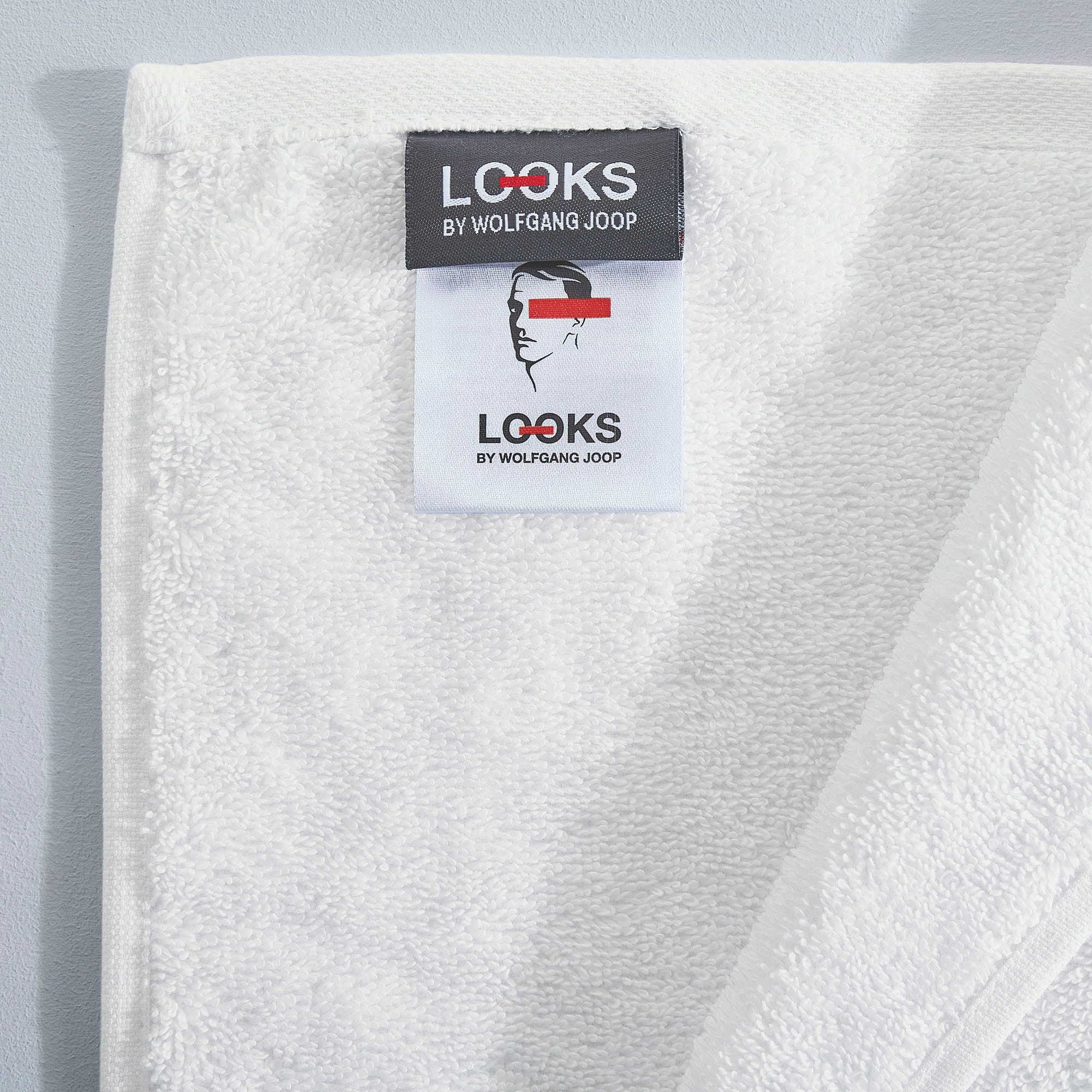 LOOKS by Wolfgang Joop Handtuch »LOOKS«, (1 St., Handtuch 50 x 100 cm), mit Logobestickung