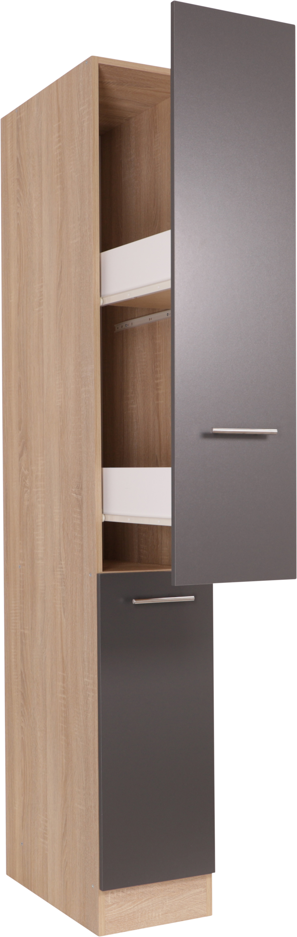 RESPEKTA Apothekerschrank »Merle« Breite 30 cm, Metallstangengriffe, Höhe 200 cm