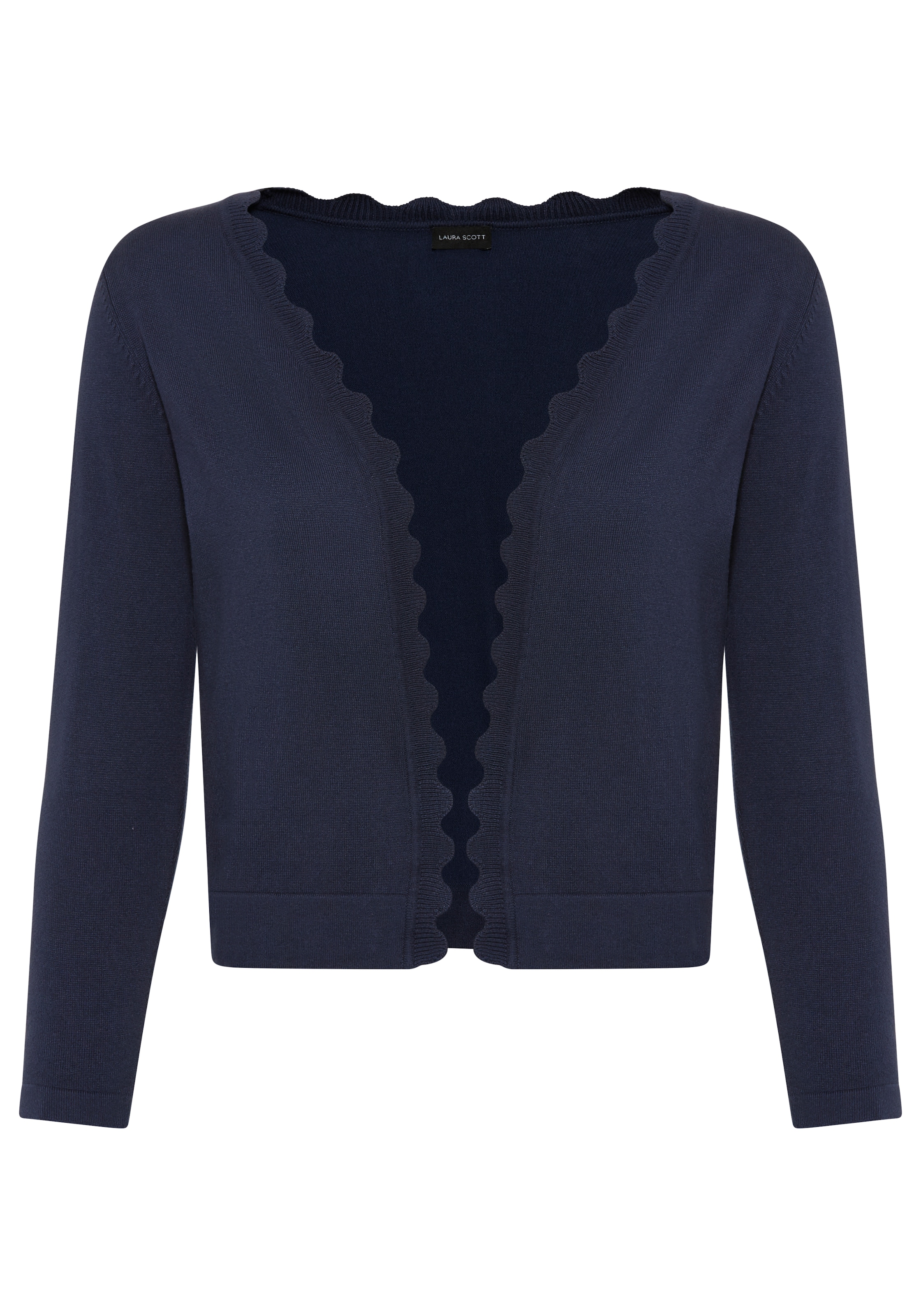 Laura Scott Strickjacke mit femininer Wellenkante