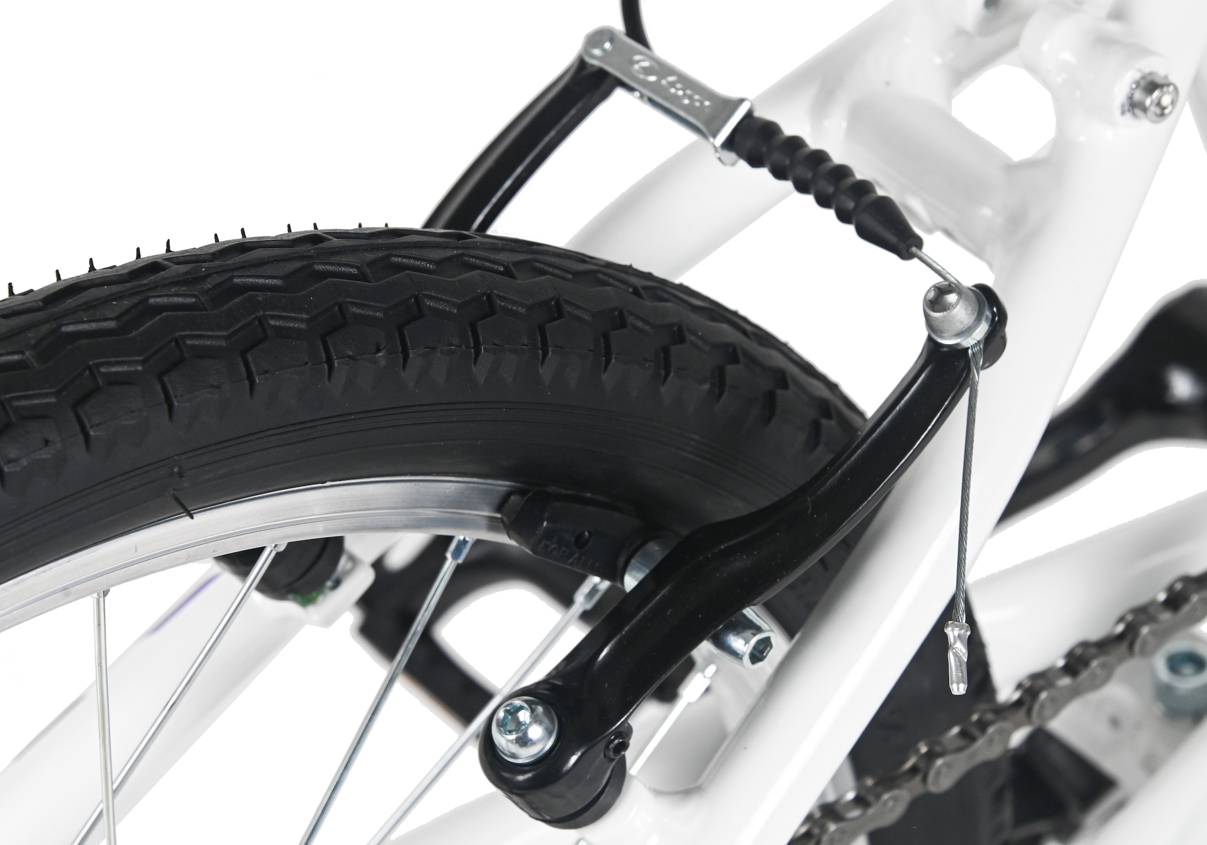 WYLD Kinderfahrrad »Mistral Weiß 6 Gänge RH 27 cm - Ab 6 Jahre« 6 Gang Kettenschaltung