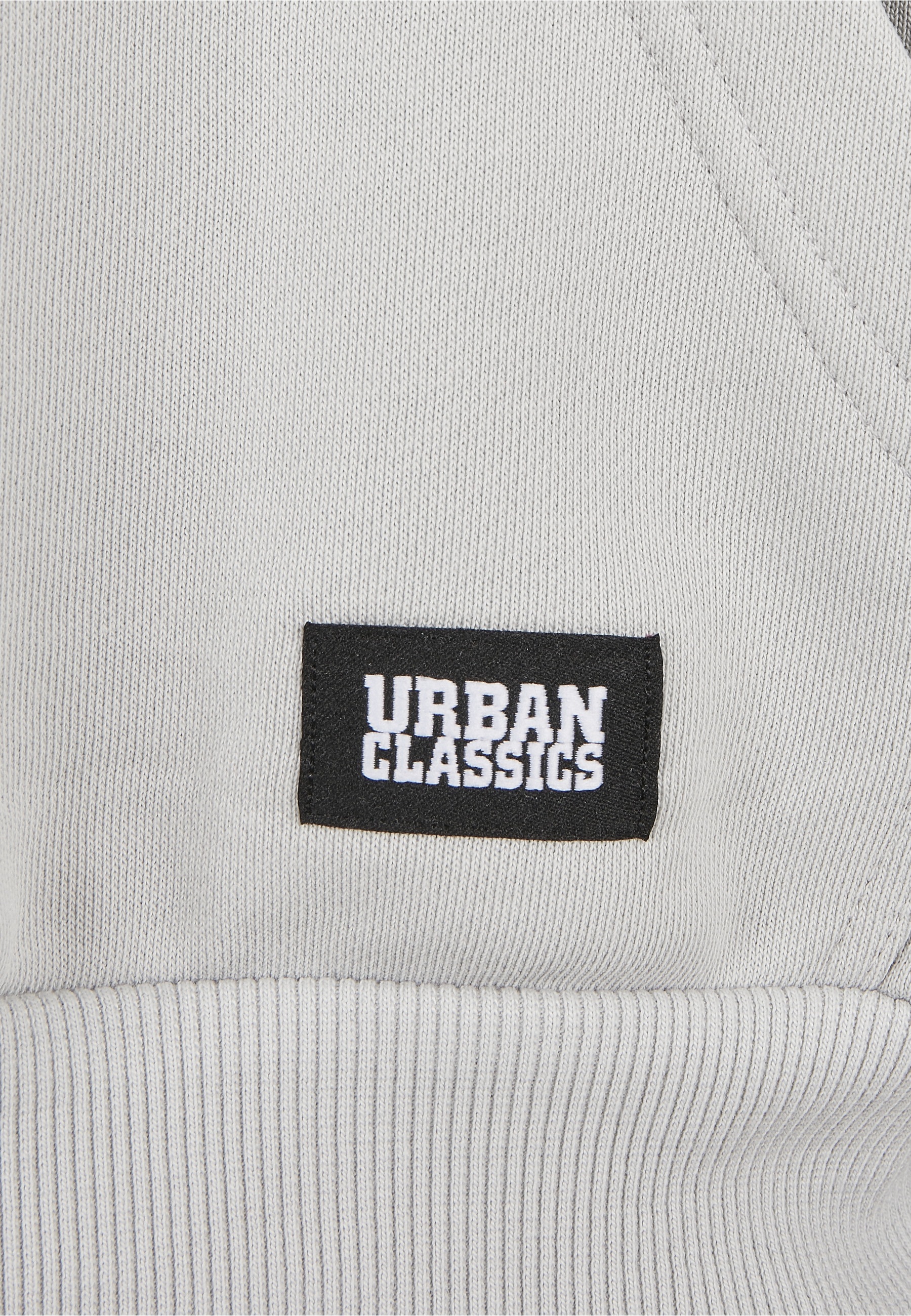 URBAN CLASSICS Rundhalspullover »Urban Classics Herren Upper Block Hoody« 1 Stk.
