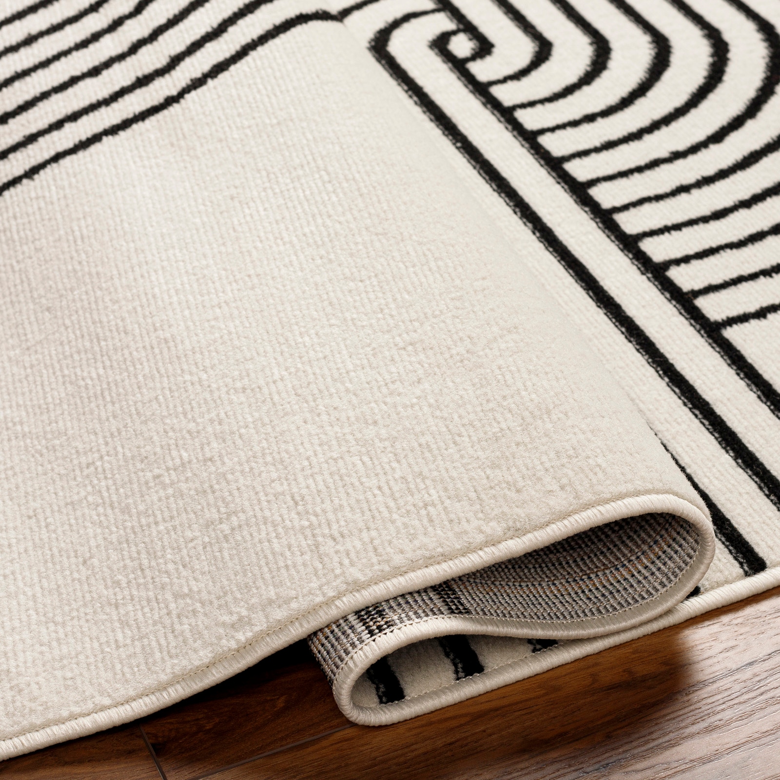 Livabliss Teppich »DEHLI« rechteckig 11 mm Höhe Skandinavischer Teppich, Moderner Kurzflor Boho-Wohnzimmerteppich