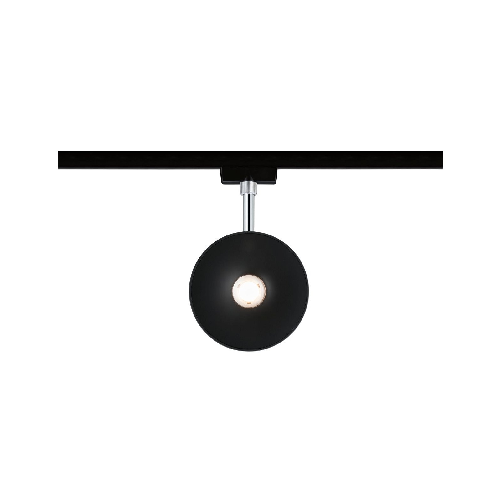 Paulmann Schienensystem-Leuchten »URail Schienenspot Sphere 493lm 7W 2700K 230V Chrom matt, Chrom«, Einzelspot, dimmbar
