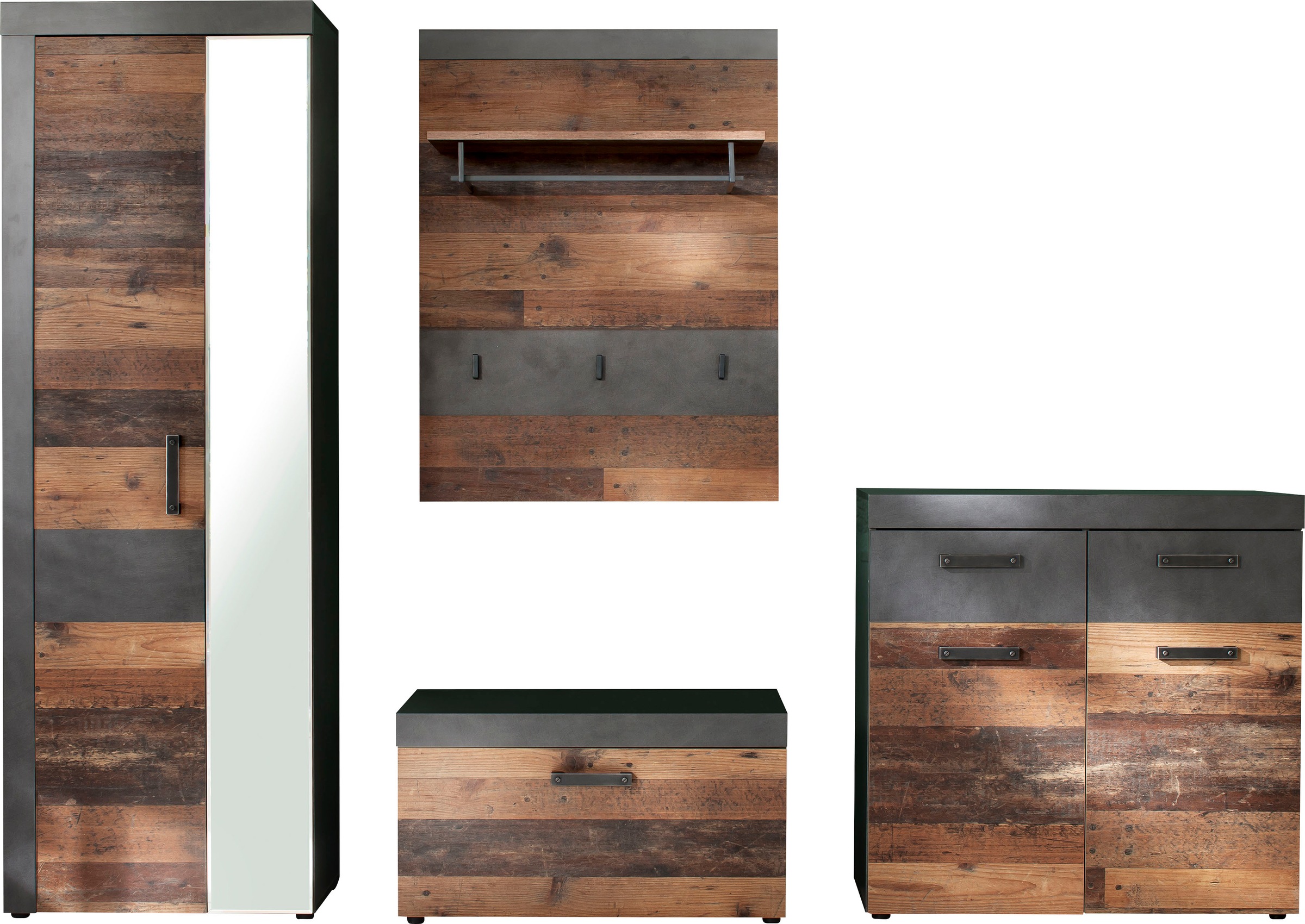 Home affaire Garderoben-Set »Ilana« Set, 4 Stk. tlg.