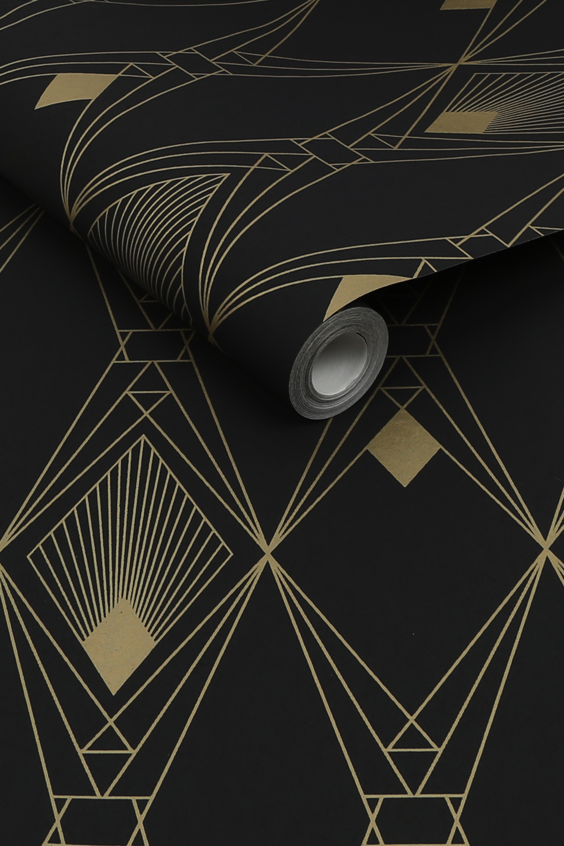 Next Vliestapete »DECO GEOMETRIC Vliestapete 10mx52cm«, 3D-Optik, Deko Geometrisch schwarz 10mx52cm