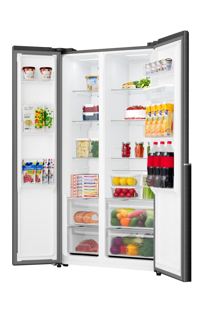 GORENJE Side-by-Side »NRS917E41BXWD« 178,6 cm hoch 91,1 cm breit Wasserspender mit Tank, NoFrostPlus, 541 Liter Volumen