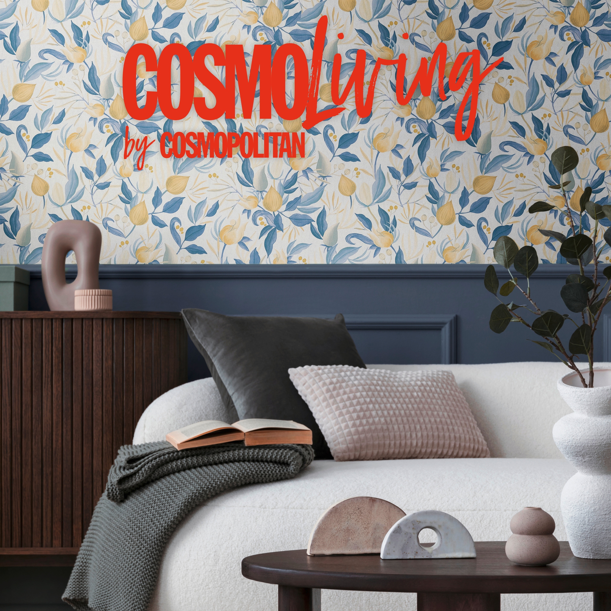 CosmoLiving by Cosmopolitan Vliestapete »Still Bloom – Florale Vliestapete« matt strukturiert Moderner Blütentraum mit sanfter Eleganz