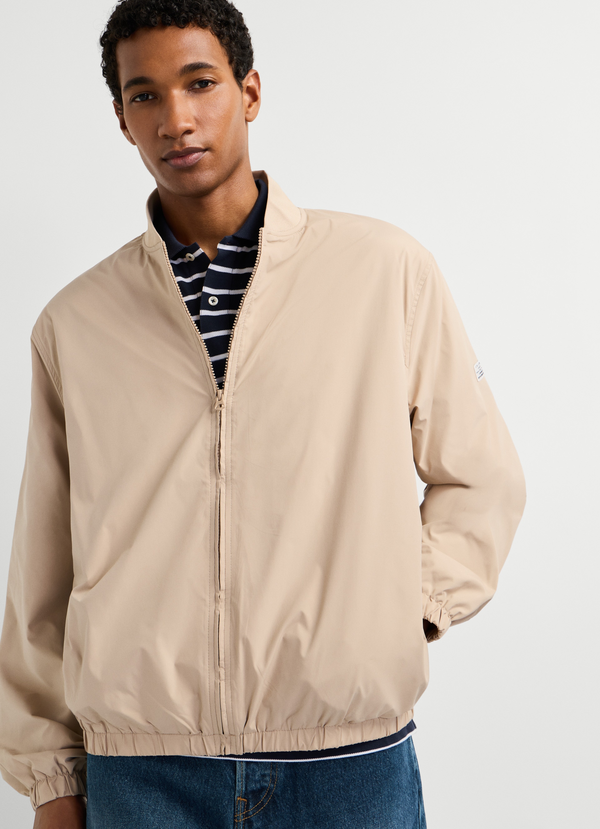 Pepe Jeans Bomberjacke »BELVEDERE« mit Stehkragen, Aufnäher