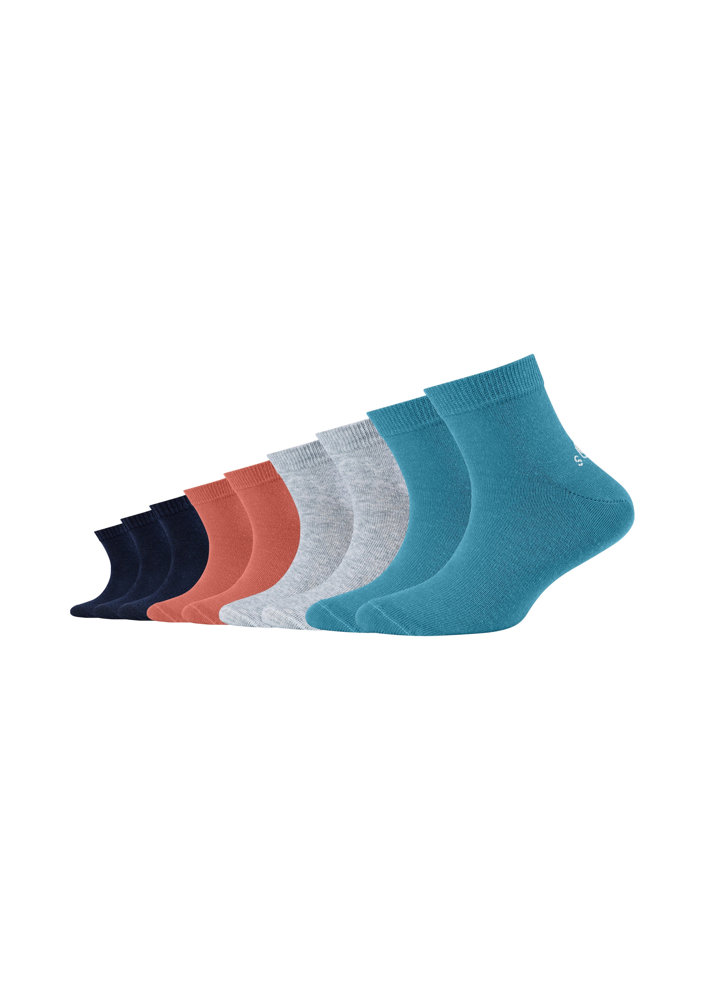 s.Oliver Kurzsocken »essentials«, (9 Paar), mit vielseitigen Farben