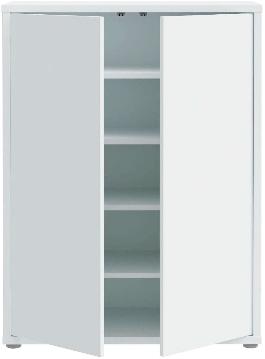 FORTE Schuhschrank »Alice Springs« B/H/T 74,5/99,1/34,9 cm,  Stauraumschrank, Mehrzweckschrank, grifflose Front, Push to open