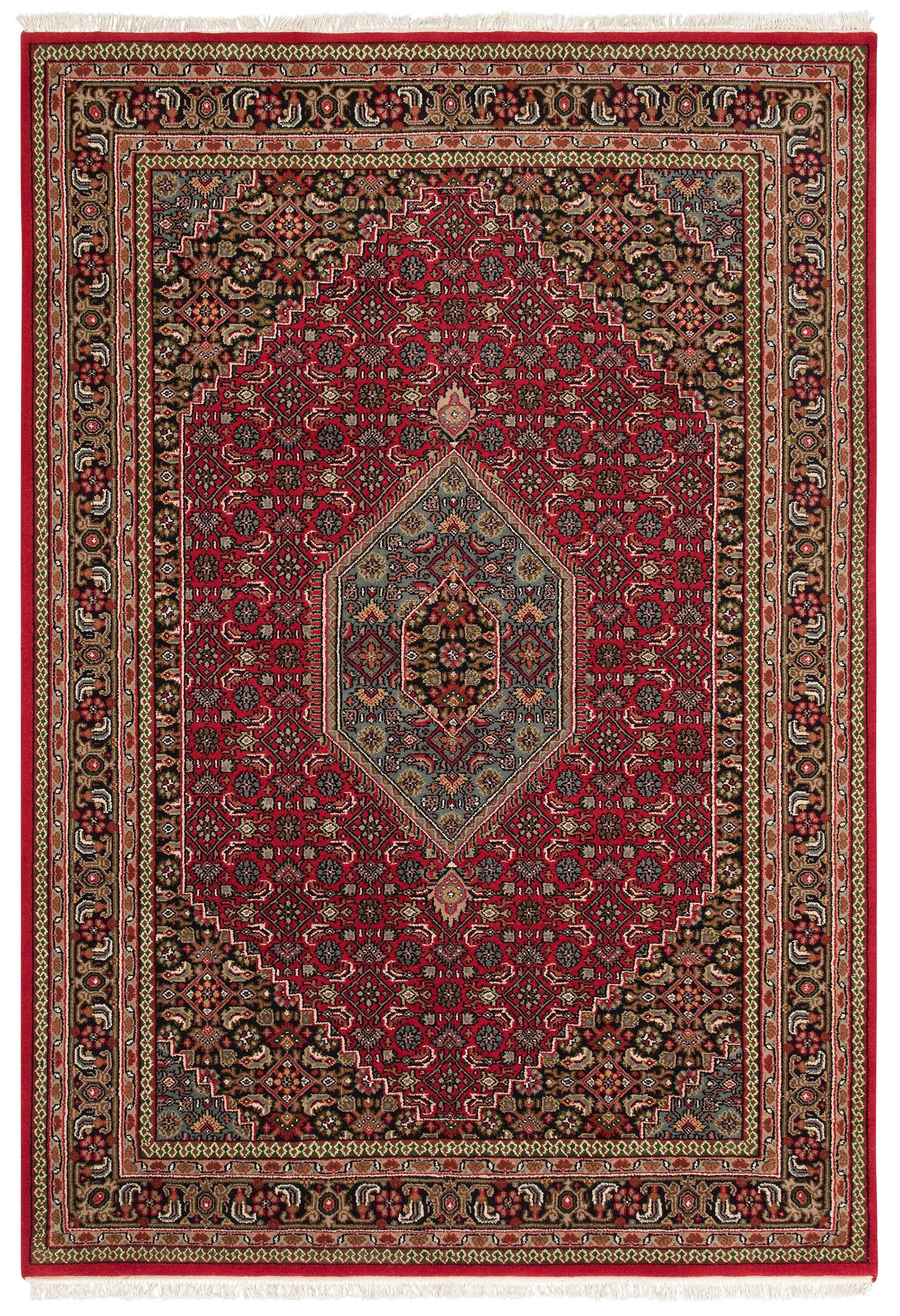 OTTO home Wollteppich »Fares« rechteckig 12 mm Höhe handgeknüpft, reine Wol günstig online kaufen