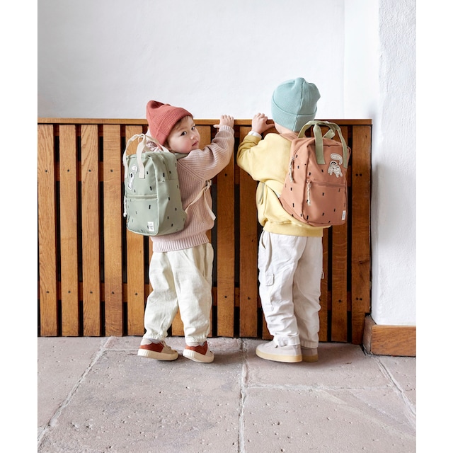 LÄSSIG Kinderrucksack »Happy Prints, Mini Square Backpack, Caramel« online  bestellen