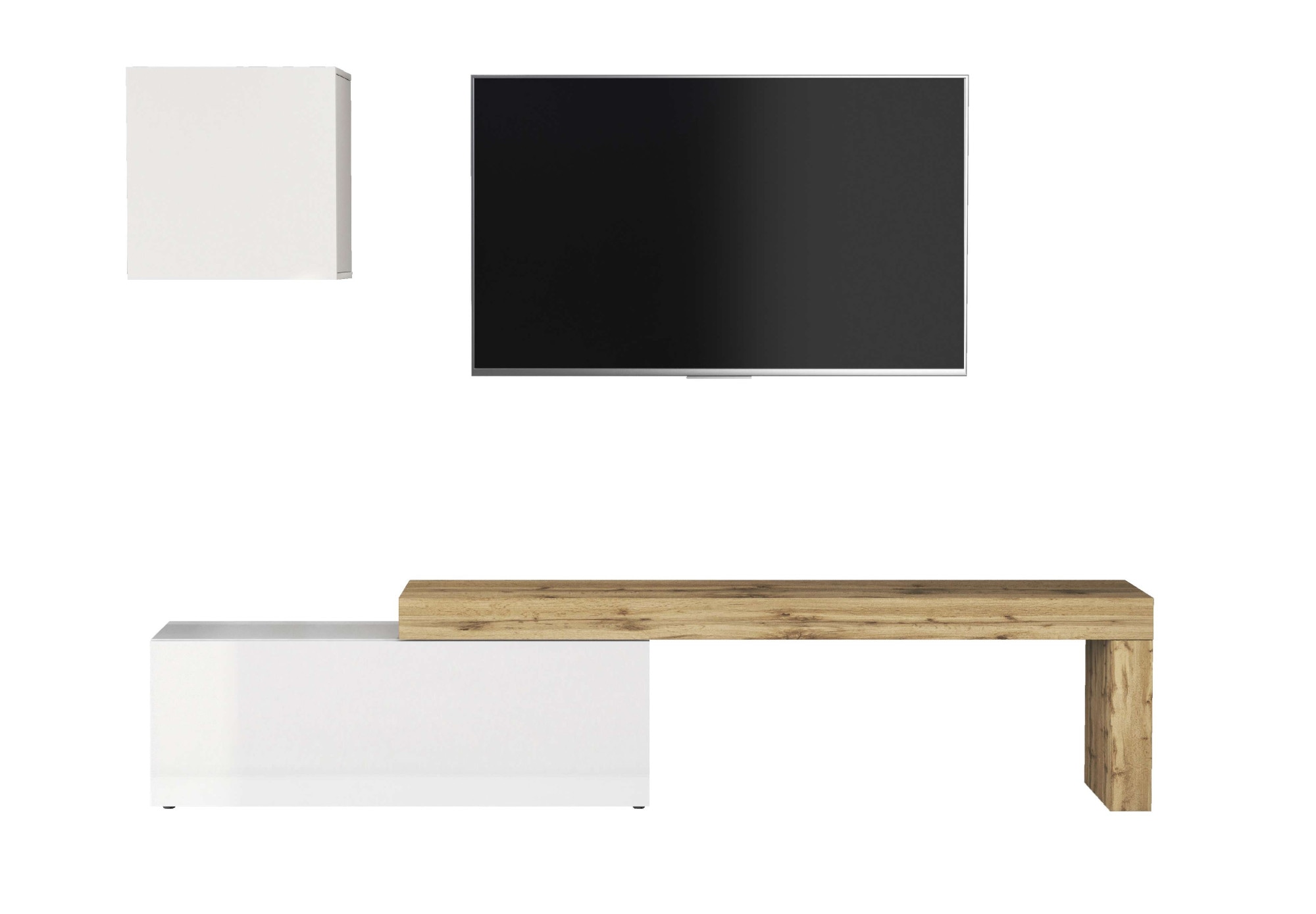 OTTO home TV-Wand »Chronos TV-Set, Wohnwand – Elemente frei platzierbar, Made in Italy« Set, 2-er set, 2 Stk. tlg.