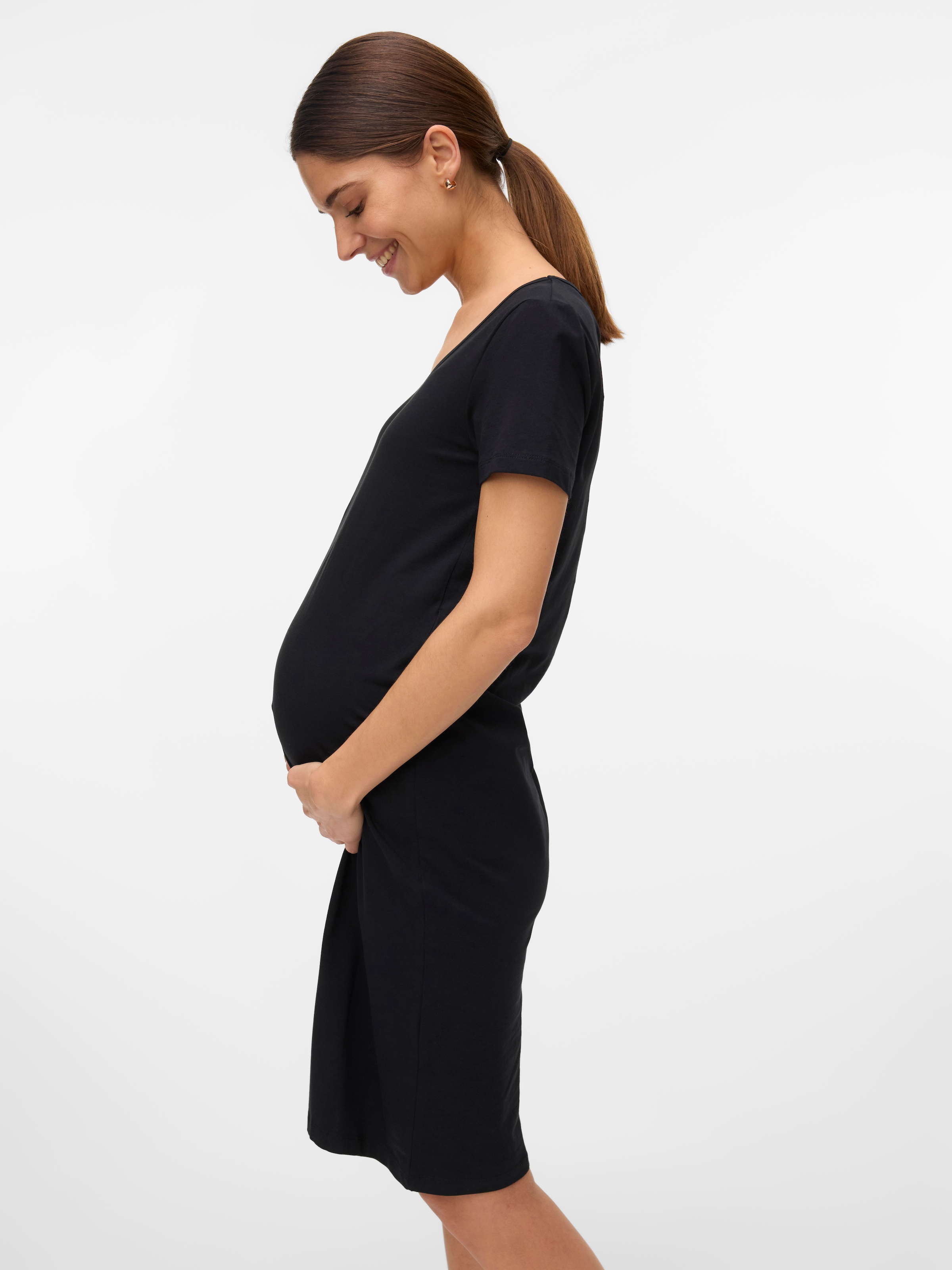 Mamalicious Minikleid »MLKERRIE SS JRS ABK DRESS NOOS«, Sommerkleid