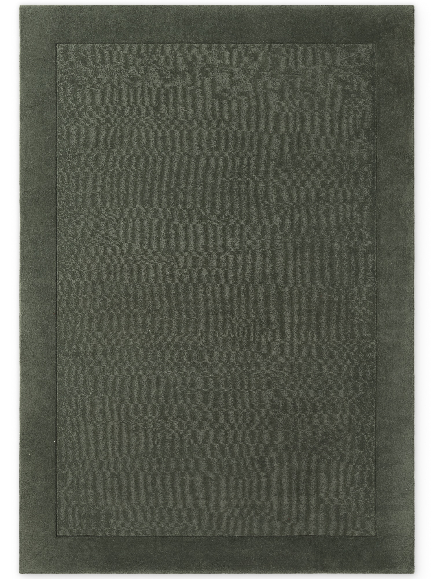 Villeroy & Boch Teppich »Wollteppich Kari« rechteckig 17 mm Höhe Handgewebt, Wolle, Bordüre, Einfarbig, Läufer, Wohnzimmer, Modern