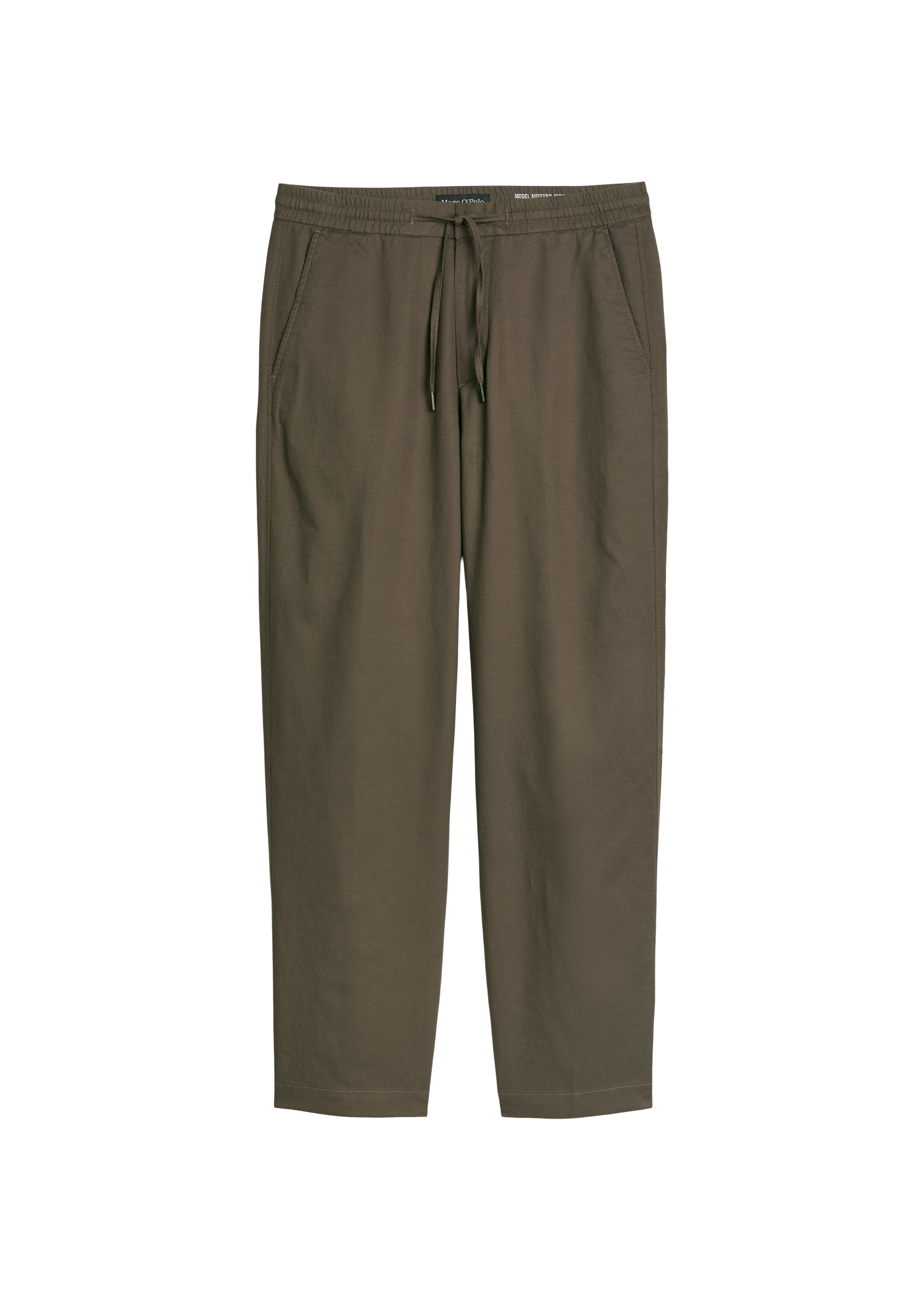 Marc O'Polo Chinohose »DFB Travel Collection«  Model Mossbo Jogger wide aus TENCEL™ Lyocell -Leinen-Mix
