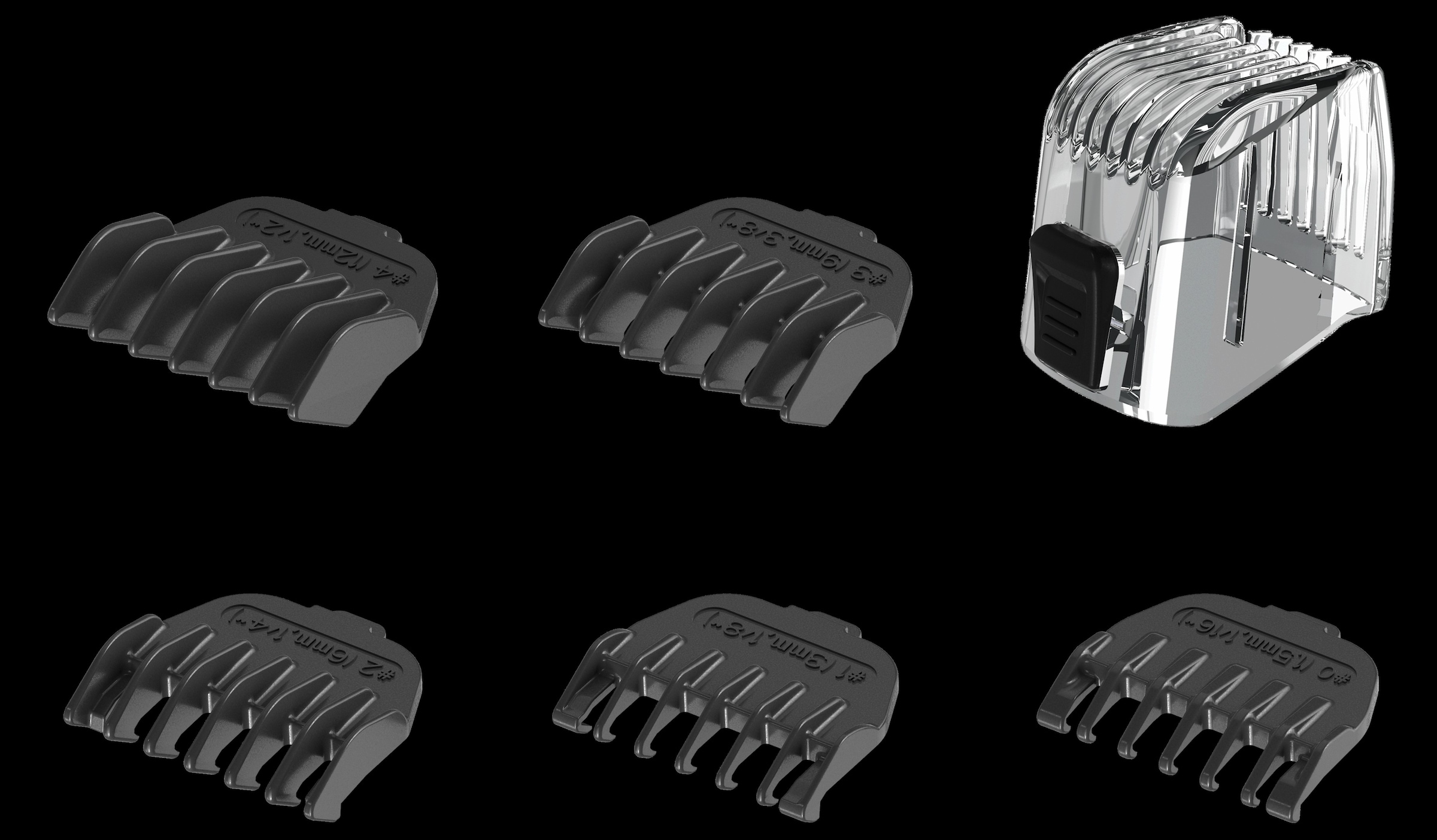 Remington Haar- und Bartschneider »Edge PG 6030« 6 Aufsätze