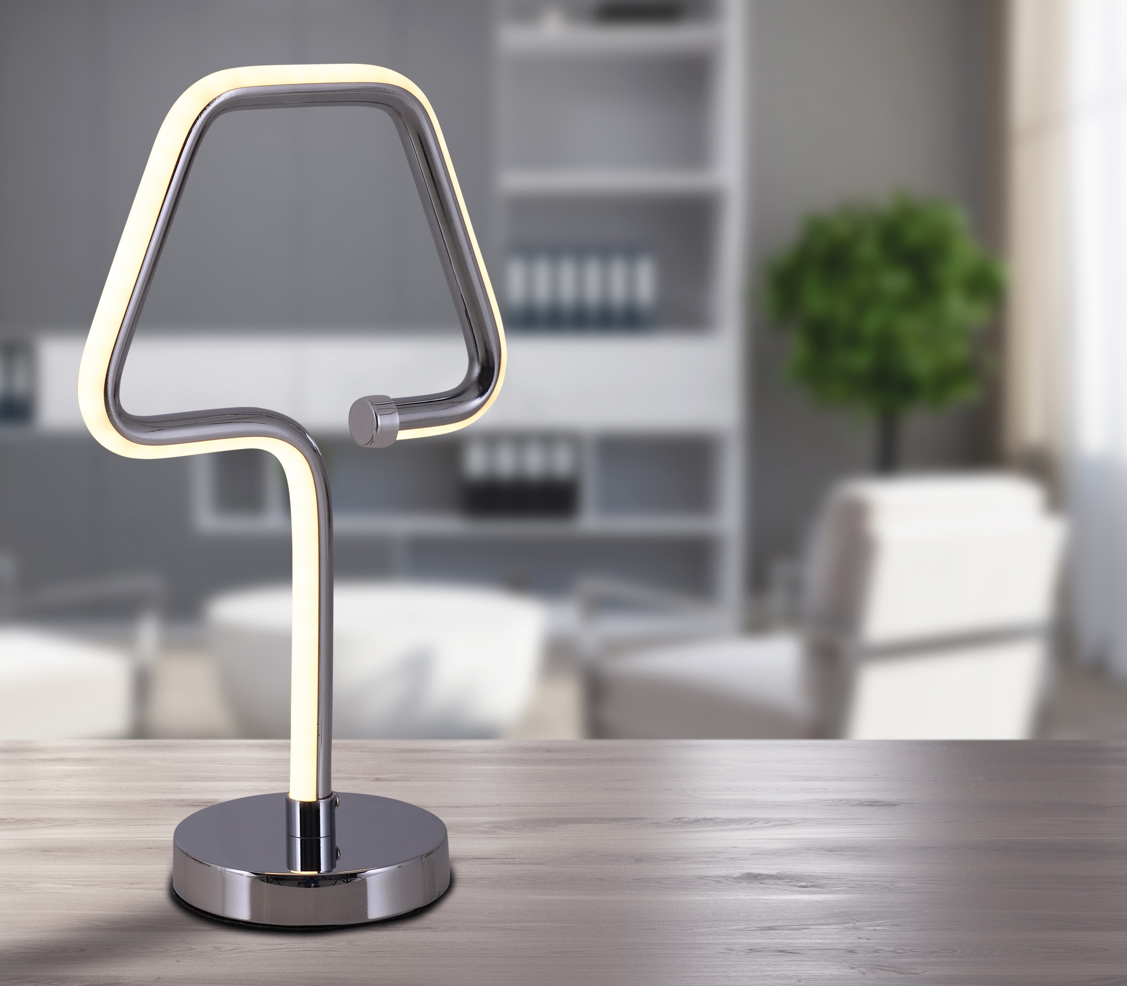 näve LED Tischleuchte »"Loop Line"«, modernes Design; mit Ein.-Ausschalter günstig online kaufen