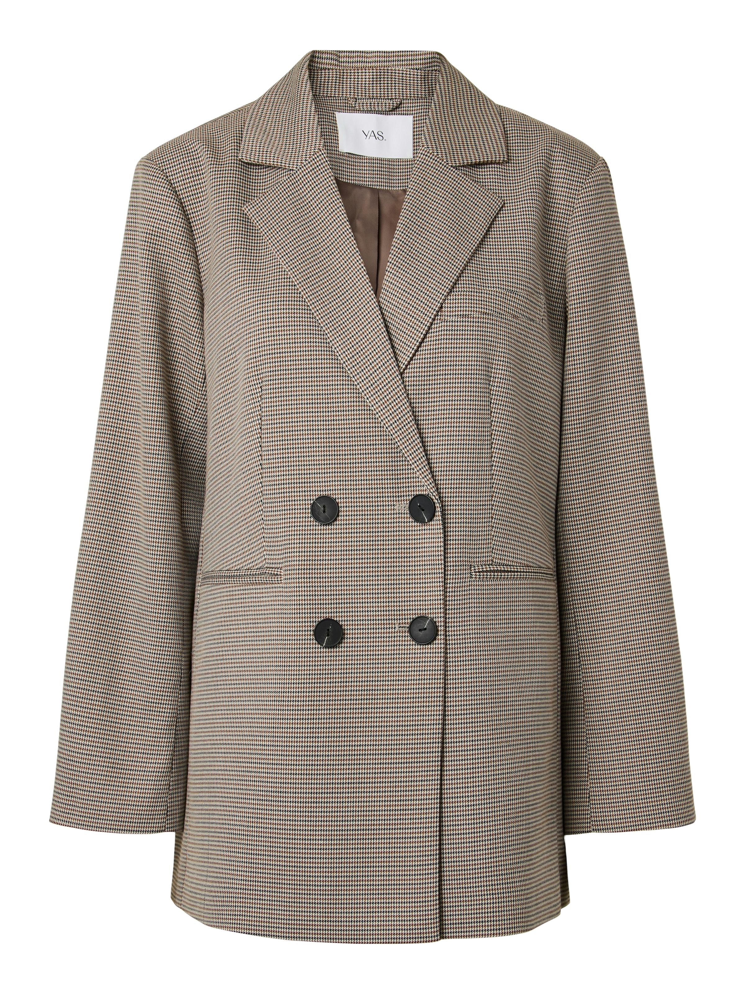 Y.A.S Longblazer »YASCHEKKA LS OVERSIZE BLAZER NOOS« Materialmix, oversize