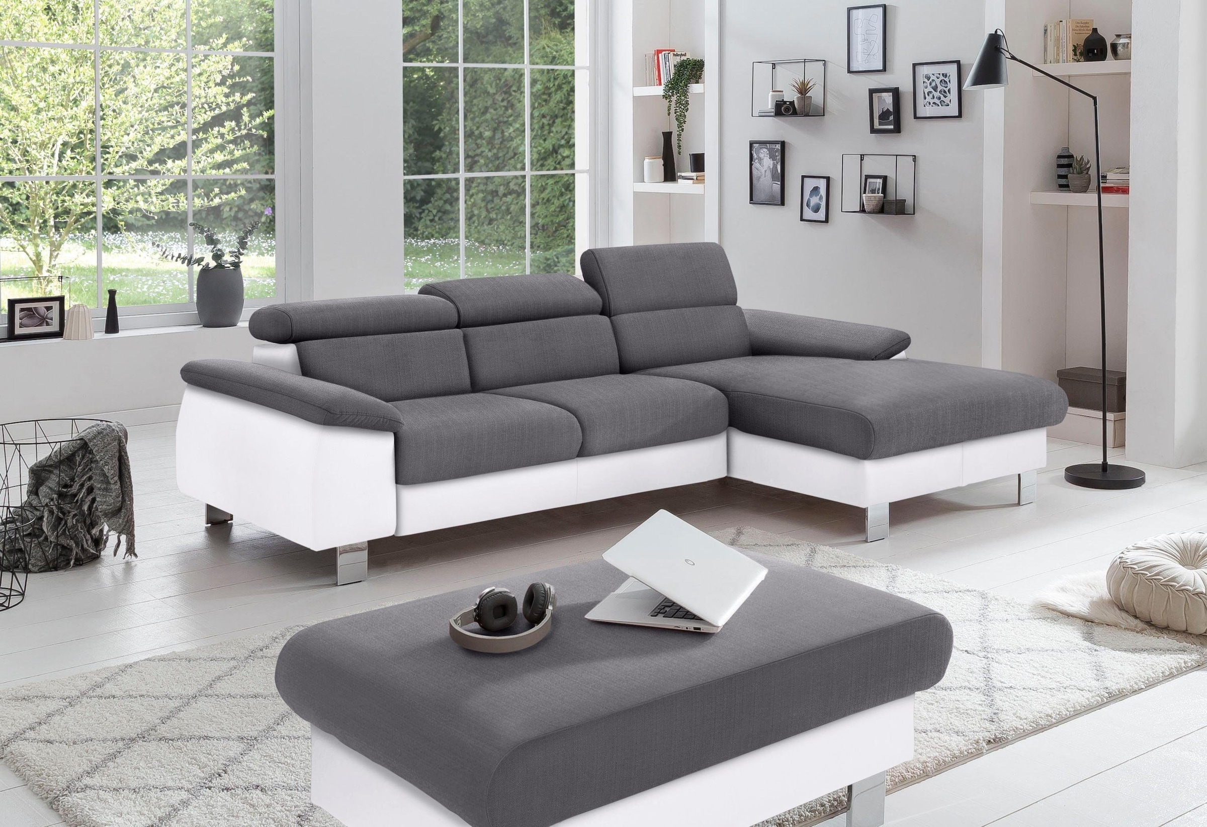 COTTA Polstergarnitur »Komaris L-Form«, (Set), Set bestehend aus: Ecksofa m günstig online kaufen