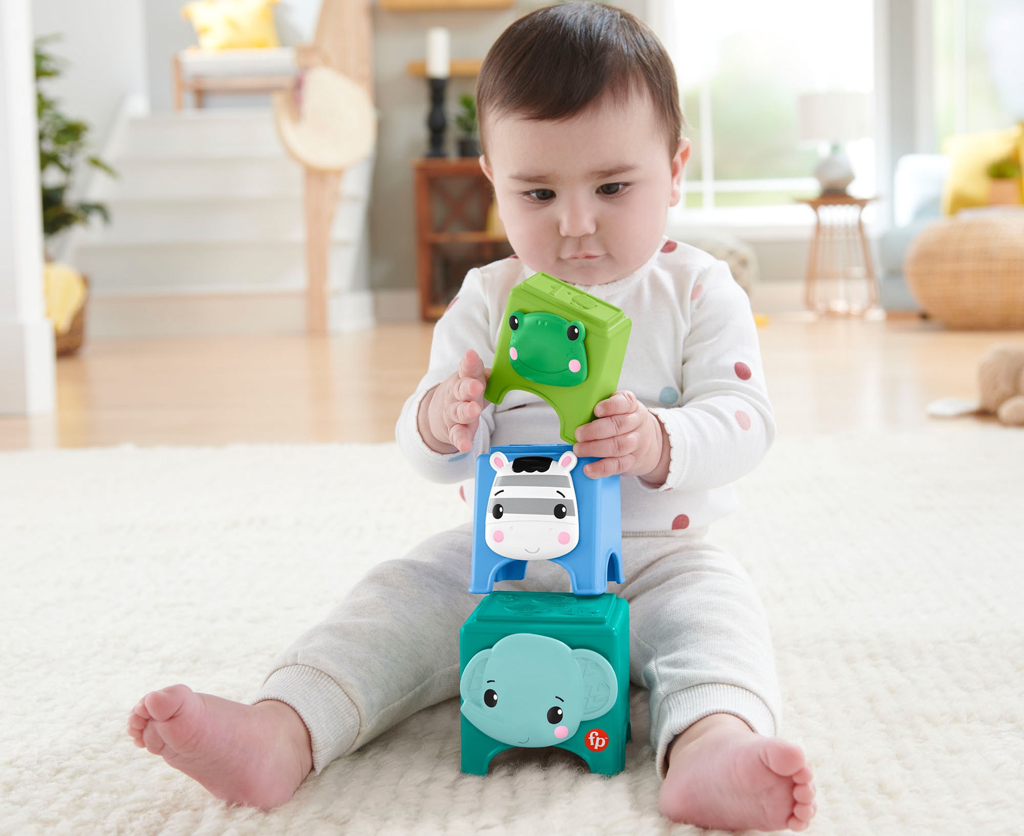 Fisher-Price® Greifspielzeug »Feinmotorik-Spielzeug Geschenkset«, mit Musik