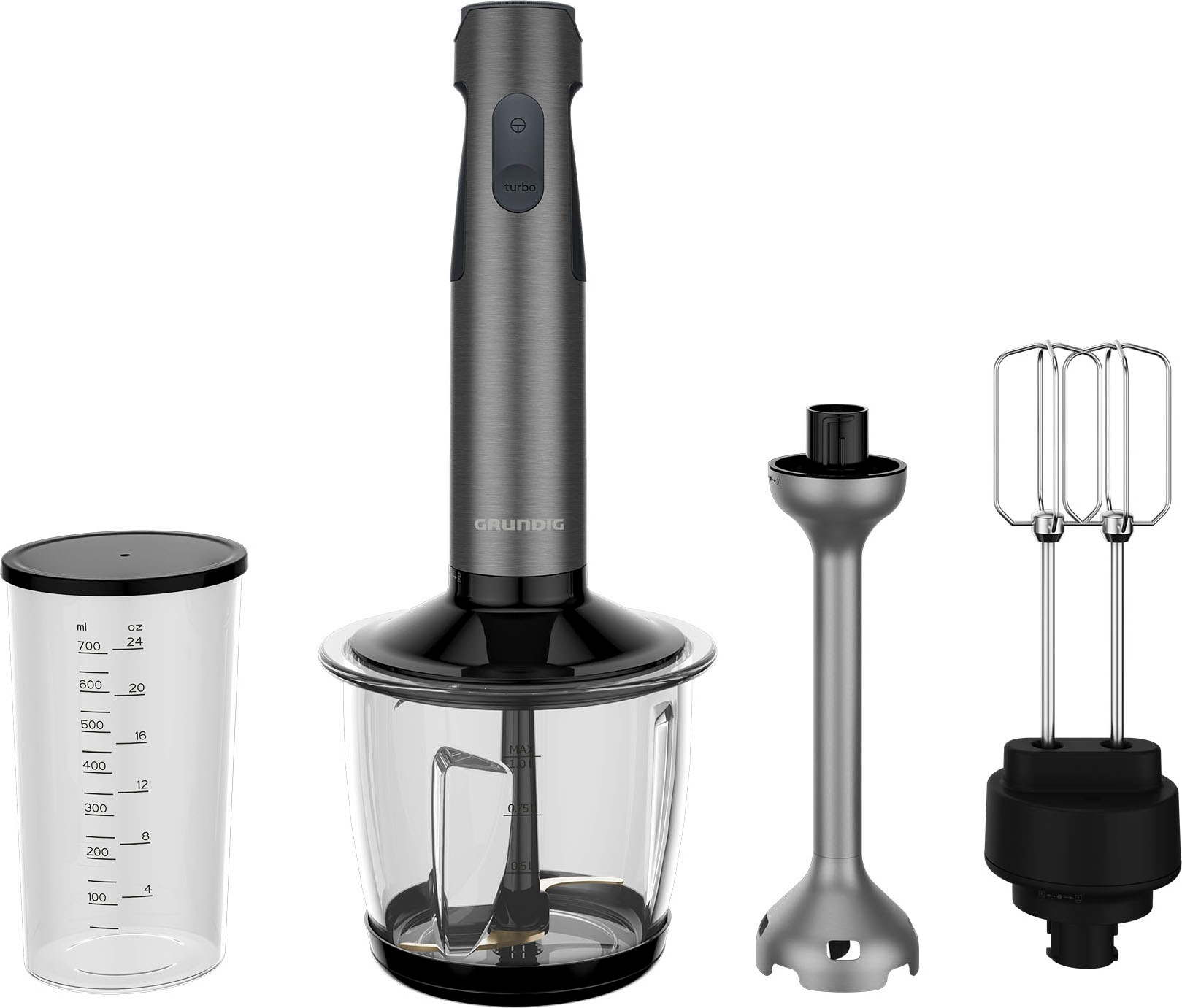 Stabmixer »Set Delisia NovusTM BL 7180«, 800 W, Edelstahlkorpus; Soft Start:...