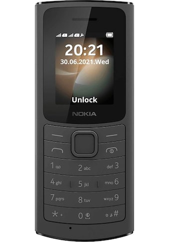 Nokia Handy »110 4G«, schwarz, 4,57 cm/1,8 Zoll, 0,12 GB Speicherplatz, 0,1 MP Kamera kaufen
