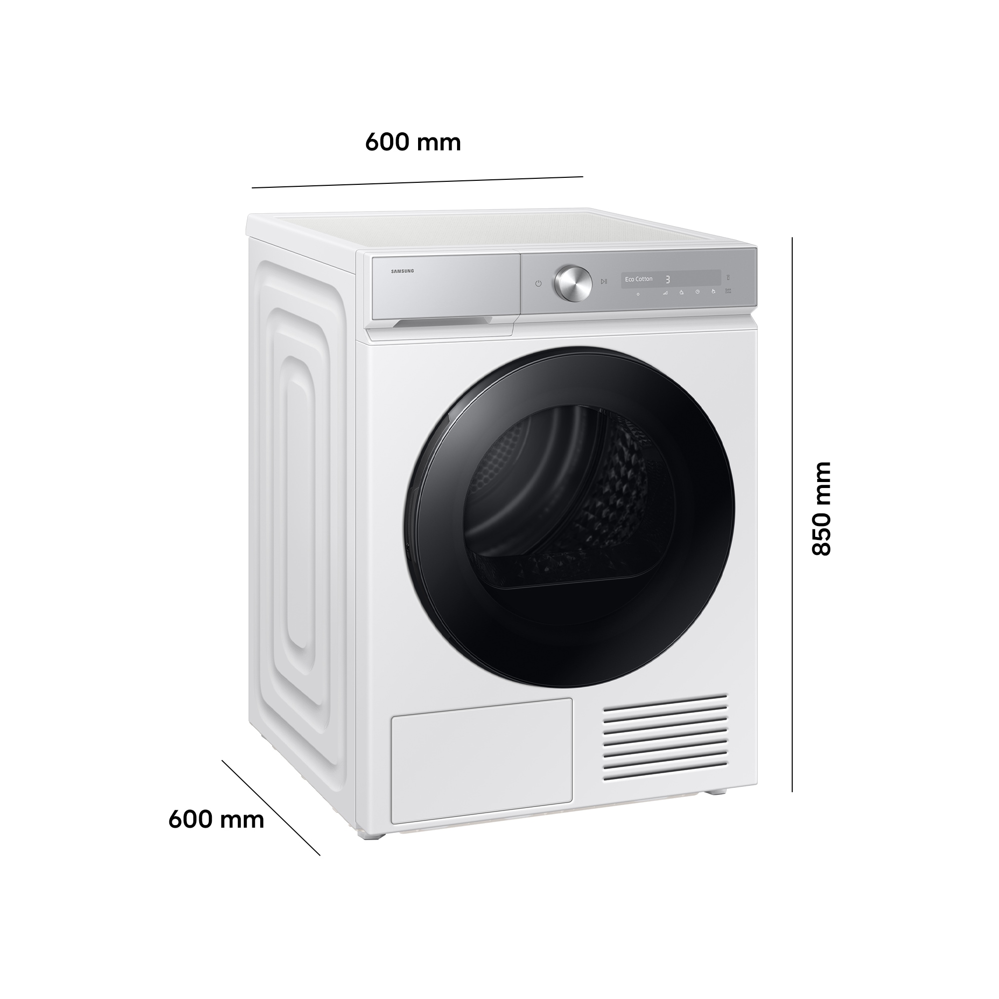Samsung Wärmepumpentrockner »DV90DB8845GHU2« DV8400D QuickDriveᵀᴹ Option ‑ Spart bis zu 35 % Zeit