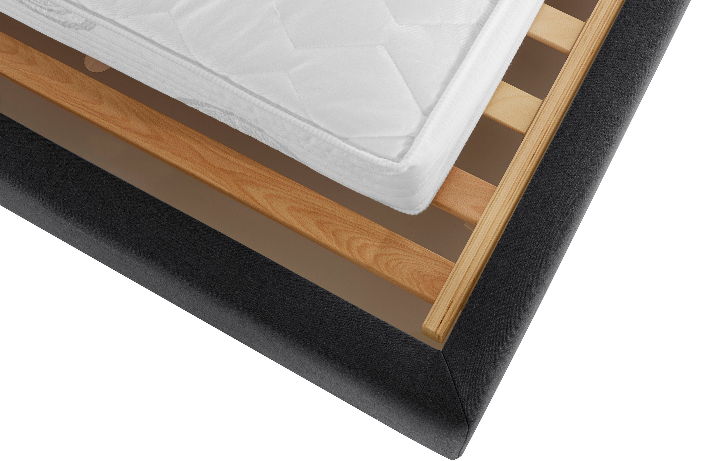 Guido Maria Kretschmer Home&Living Polsterbett »Sunley 100«, Kreuzsteppung, Kopfteilhöhe 102 cm, ohne oder mit Matratze/Lattenrost