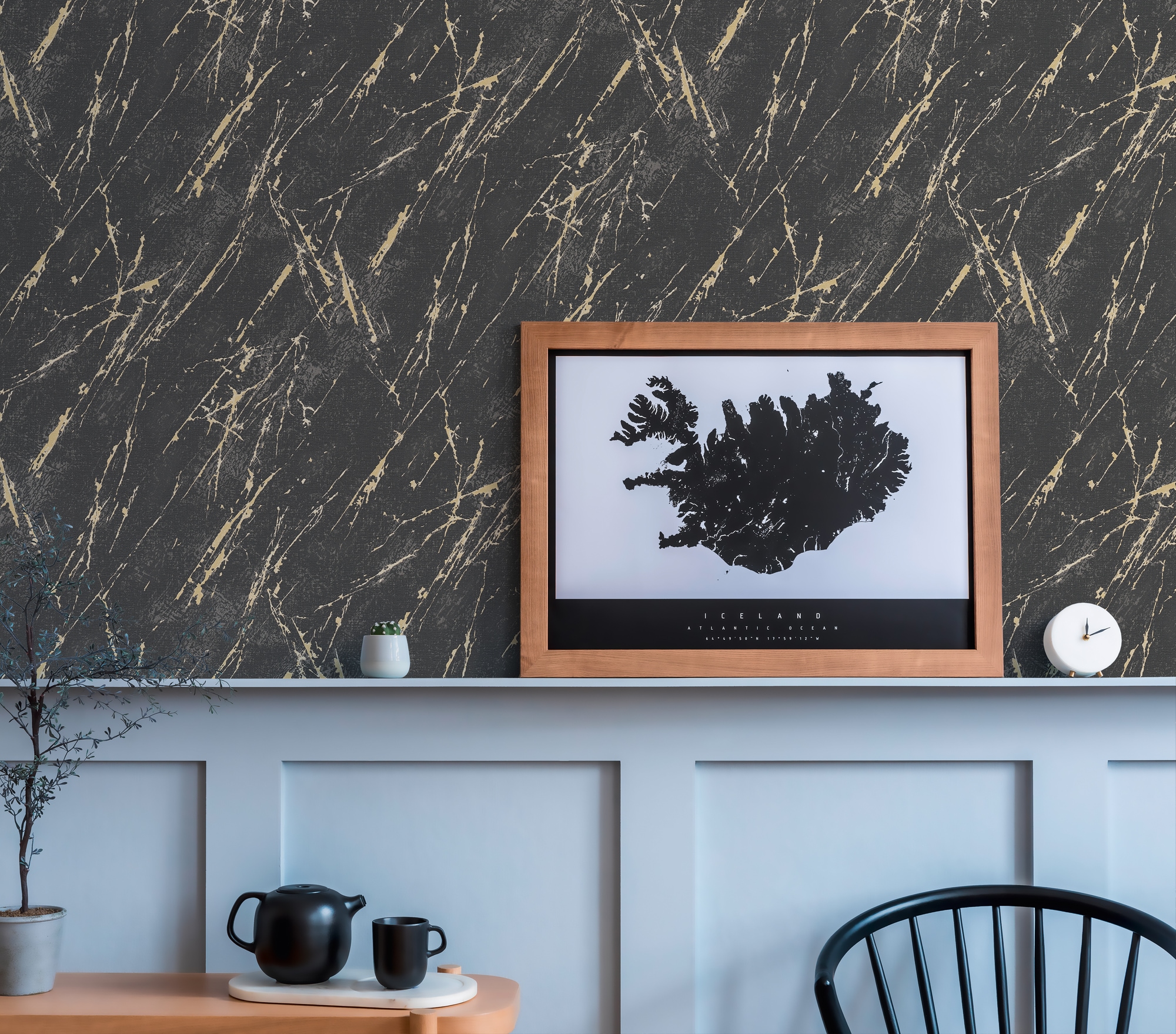A.S. Création Vliestapete »Casual Living Marmor-Tapete Mustertapete Stein-Optik Steinoptik«, leicht glänzend, Vliestapete Marmor für Schlafzimmer Küche Wohnzimmer Marmoroptik Flur
