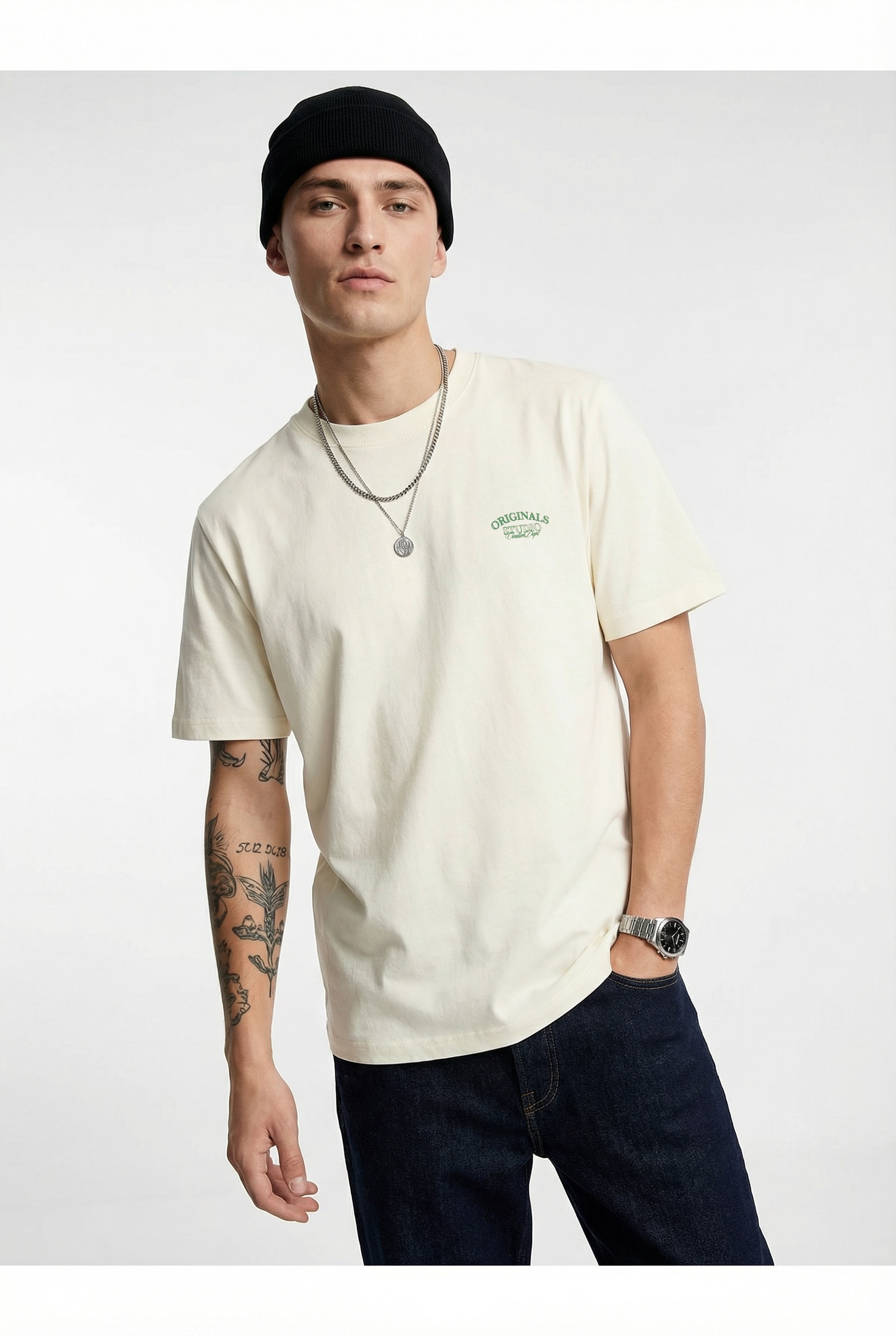 Jack & Jones T-Shirt »JORGREENE BRANDING TEE SS CN CH«