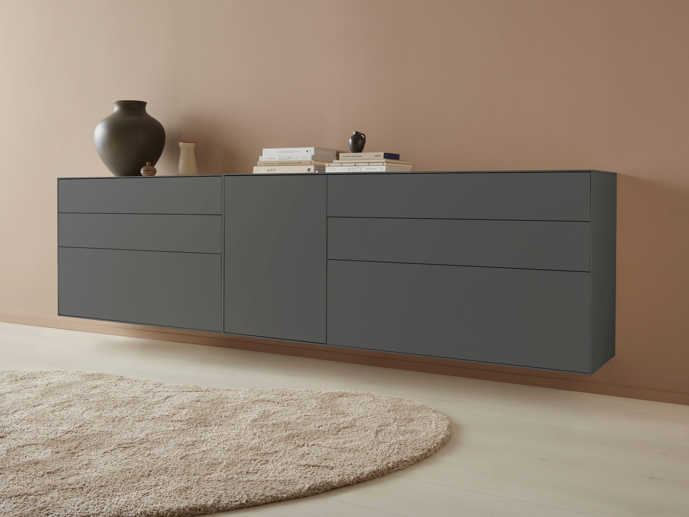 LeGer Home by Lena Gercke Sideboard »Essentials«, Breite: 112cm, MDF lackiert, Push-to-open-Funktion