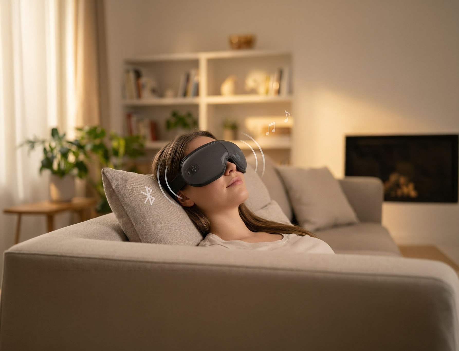 Medisana Gesichtsmassagegerät »EM 150« Luftkompressions-/Vibrationsmassage, Muskelentspannung, Wärmefunktion