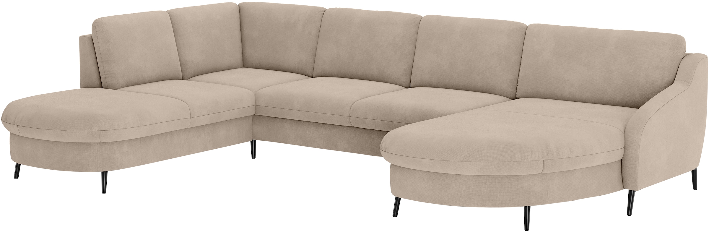 sit&more Wohnlandschaft »Soul U-Form«, wahlweise mit Bett und Bettkasten