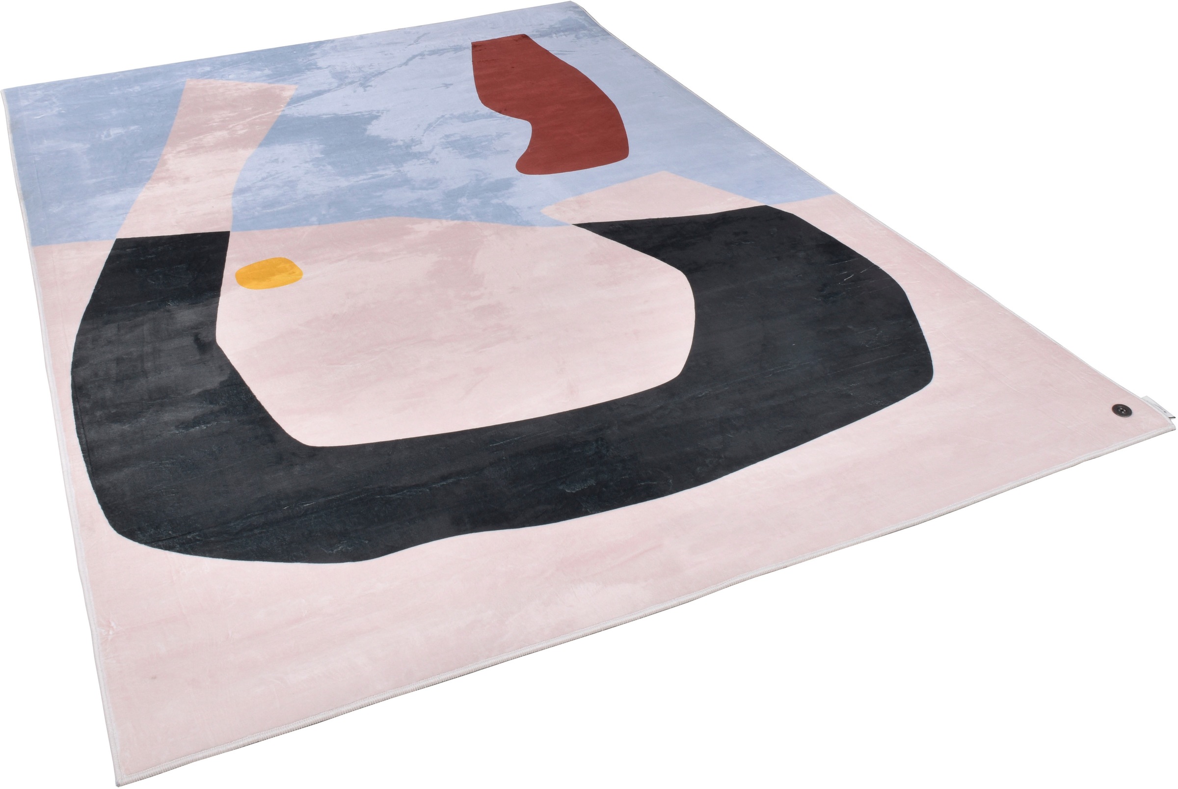 TOM TAILOR HOME Teppich »Shapes - ONE«, rechteckig, 5 mm Höhe, Kurzflor, bedruckt, modernes Design