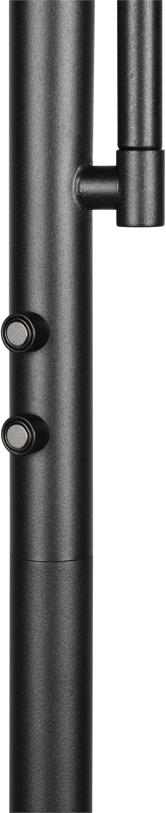 REALITY Leuchten LED Stehlampe »PALERMO, LED Stehleuchte mit Fernbedienung, 27,5W 2000 Lumen CCT« LED-Board 1 Stk. warmweiß - kaltweiß dimmbar, Lichtfarbe einstellbar 3000-6000K warm-/kaltweiß, Höhe 183 cm