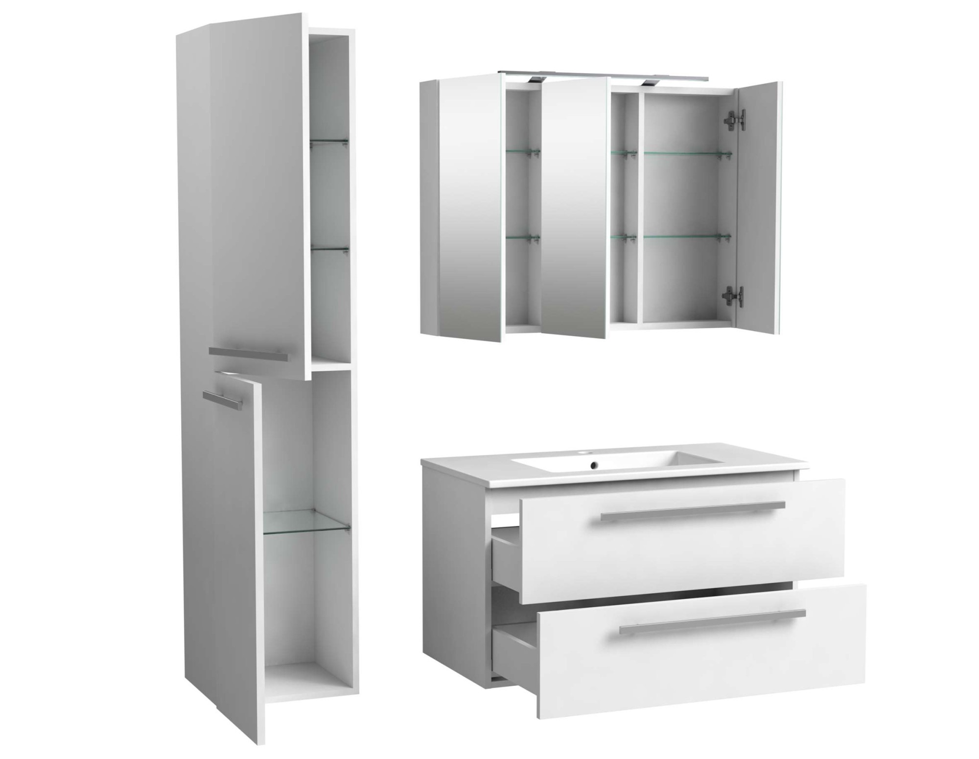 welltime Waschtisch »Serena« Breite 101,5 cm, Soft-Close-Funktion, FSC® günstig online kaufen