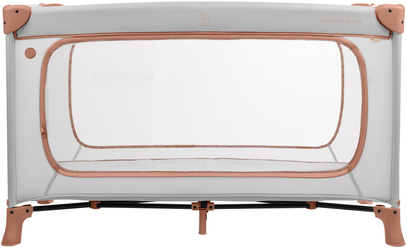 Hauck Baby-Reisebett »Dream N Play Plus, Dusty Cork«, Vorderausstieg