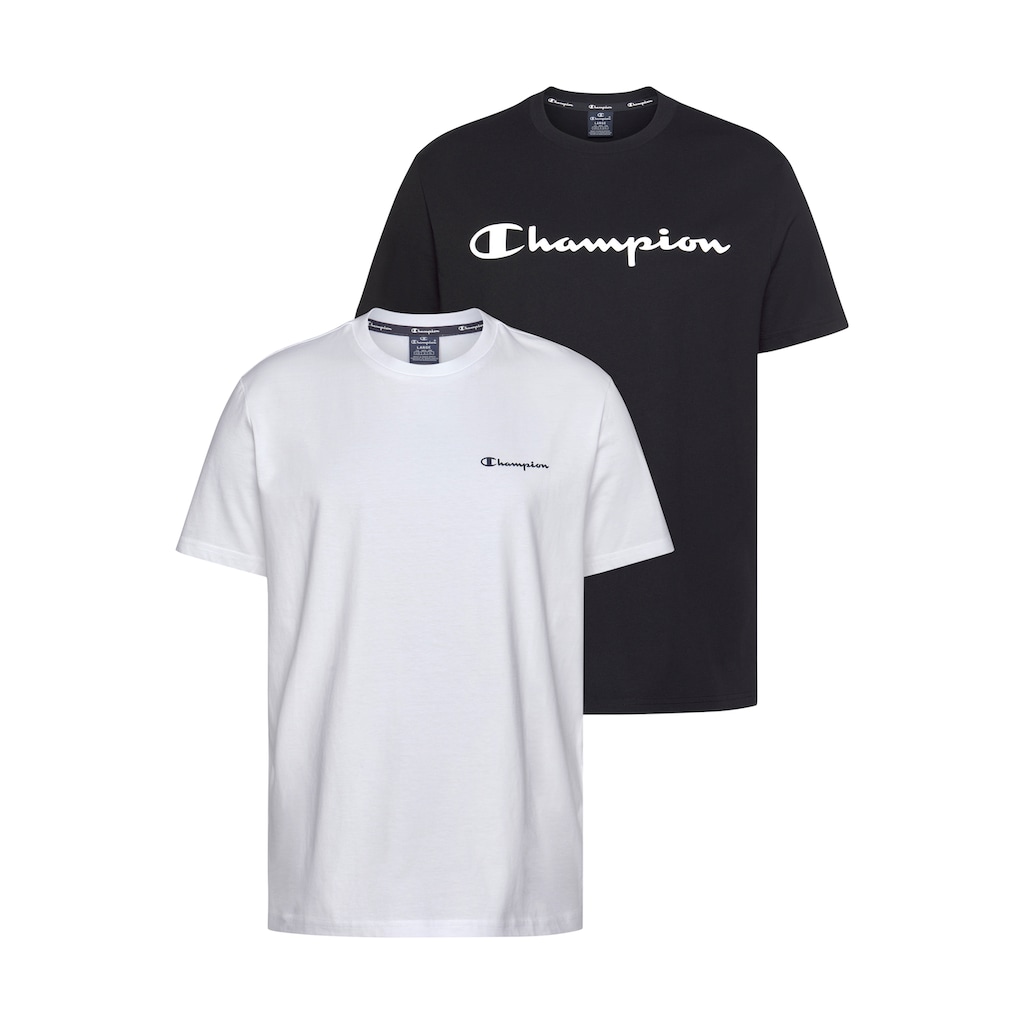 Champion T-Shirt, (Packung, 2er-Pack)